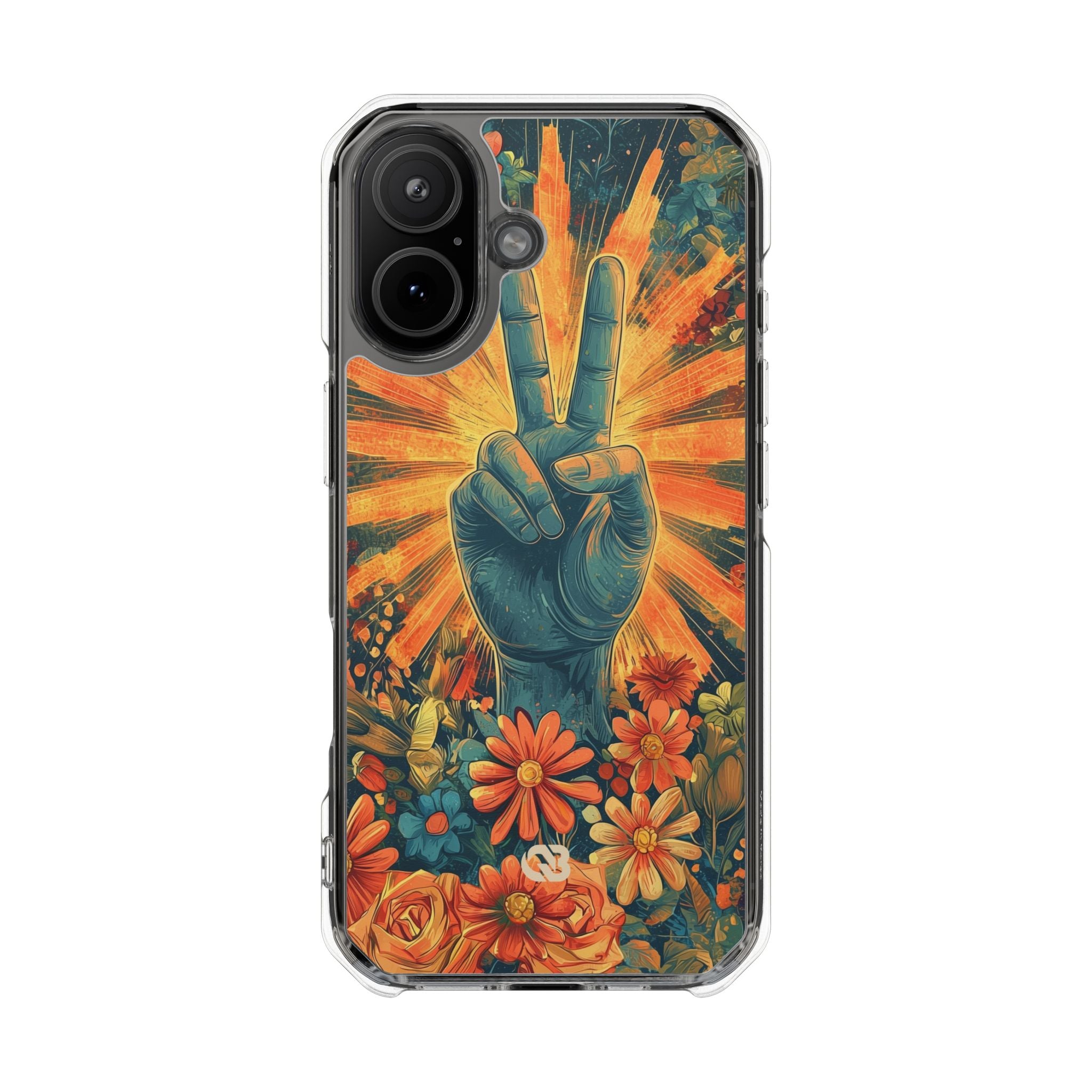 Radiant Peace Bloom · Impact etui na telefon dla iPhone · MagSafe