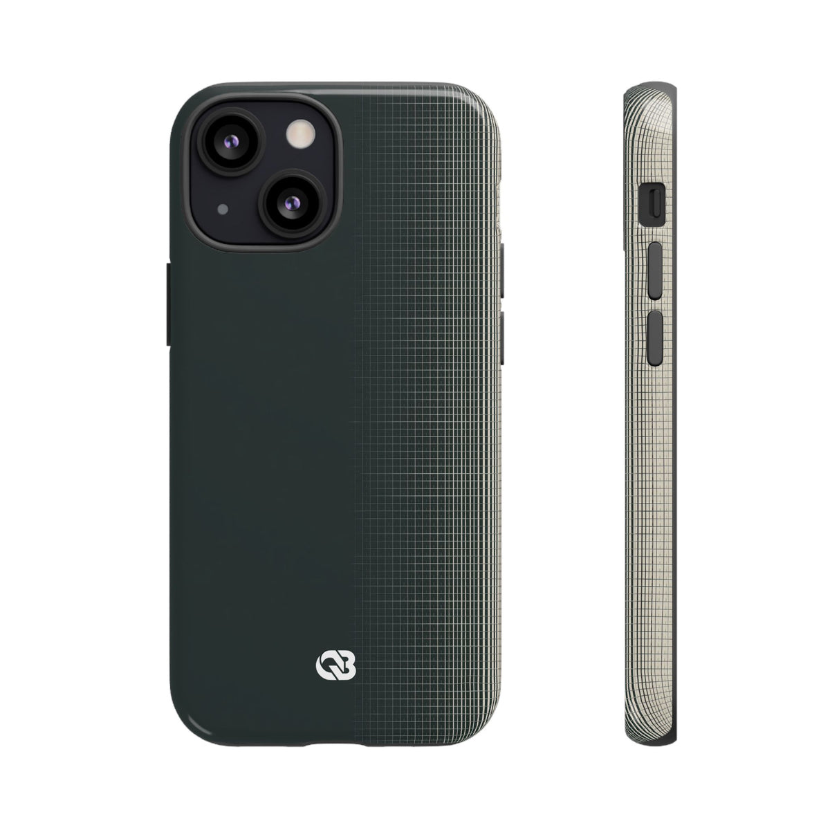 Modular Grid Shift · Tough Phone Case for iPhone · Grey