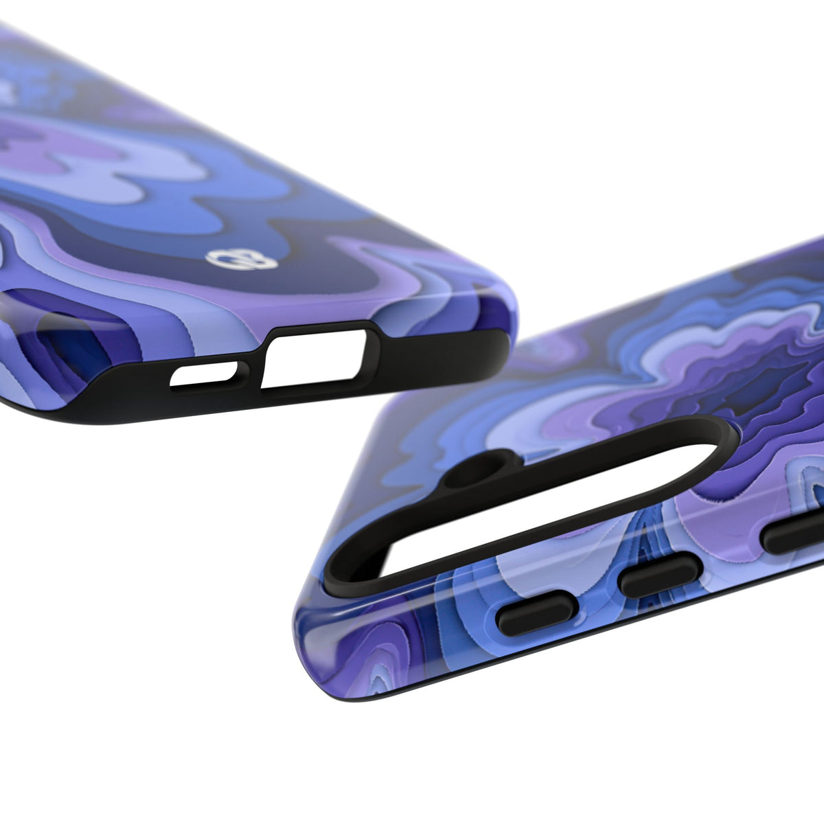 Periwinkle Strata Bloom · Tough Phone Case for Samsung · Purple