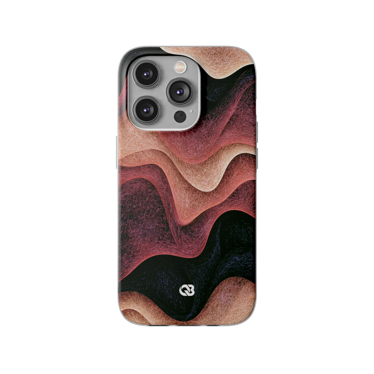 Rose Contour Waves · Lite Phone Case for iPhone · Pink