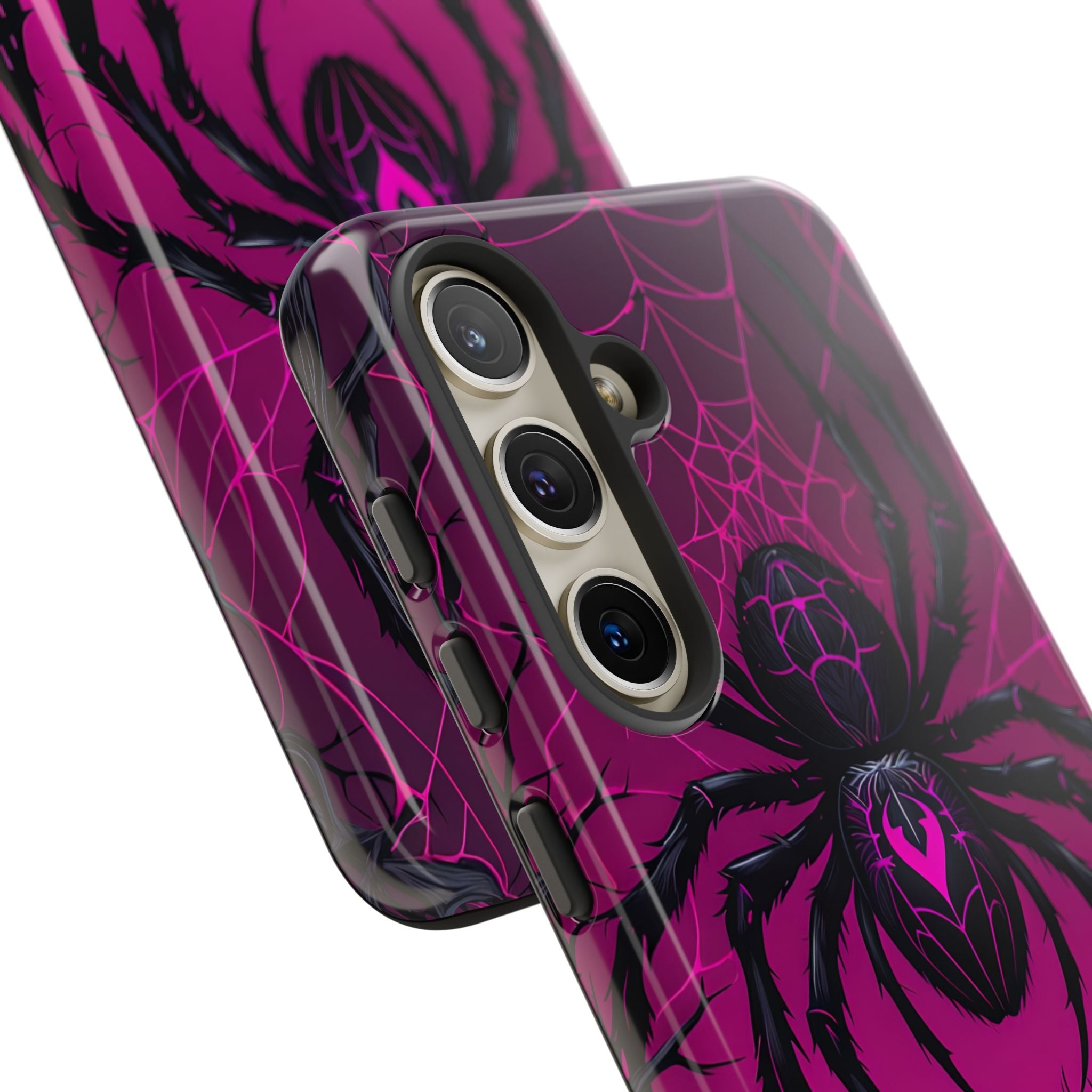 Obsidian Neon Widow · Tough Handyhülle für Samsung