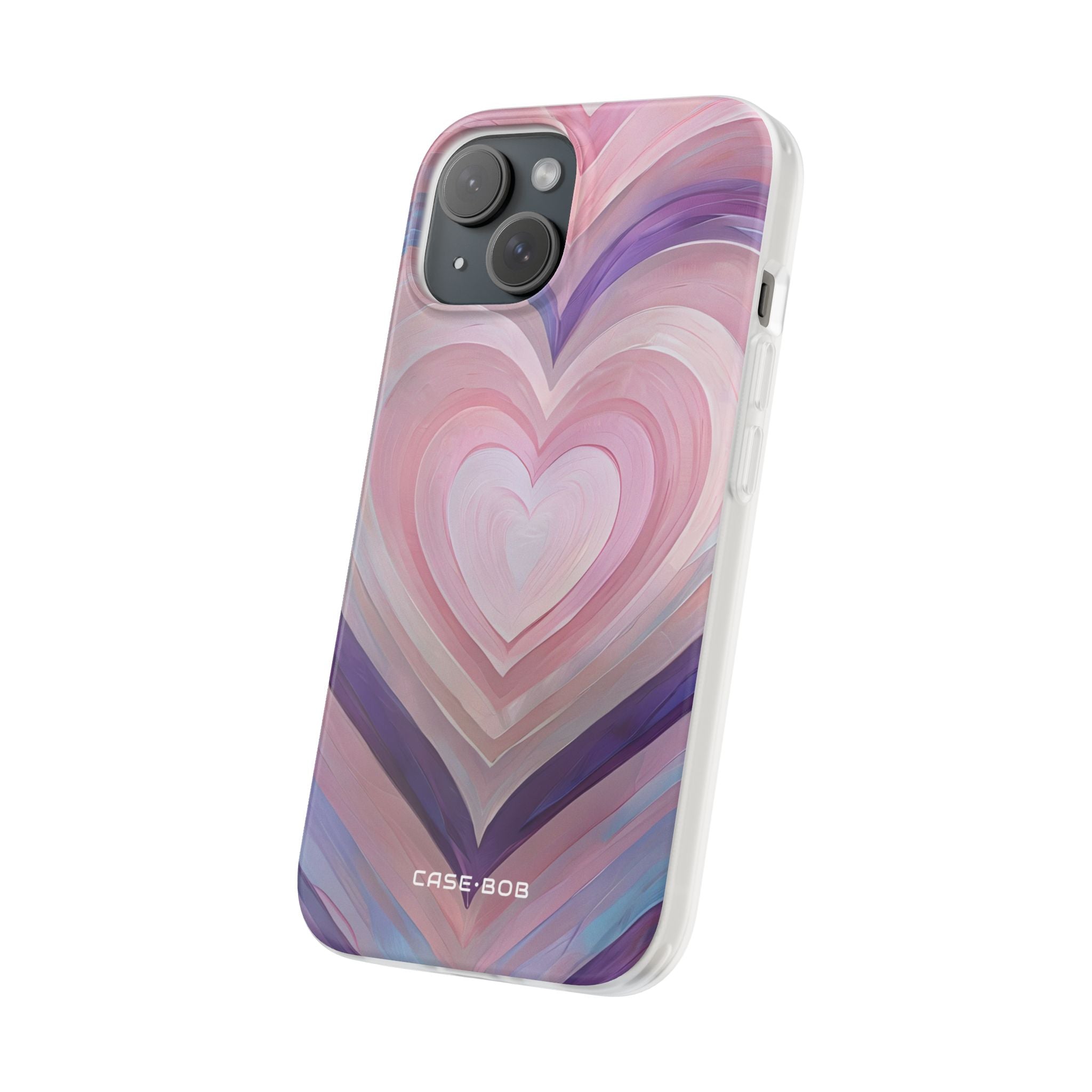 Radiant Heartbrush iPhone 15 Case - Soft