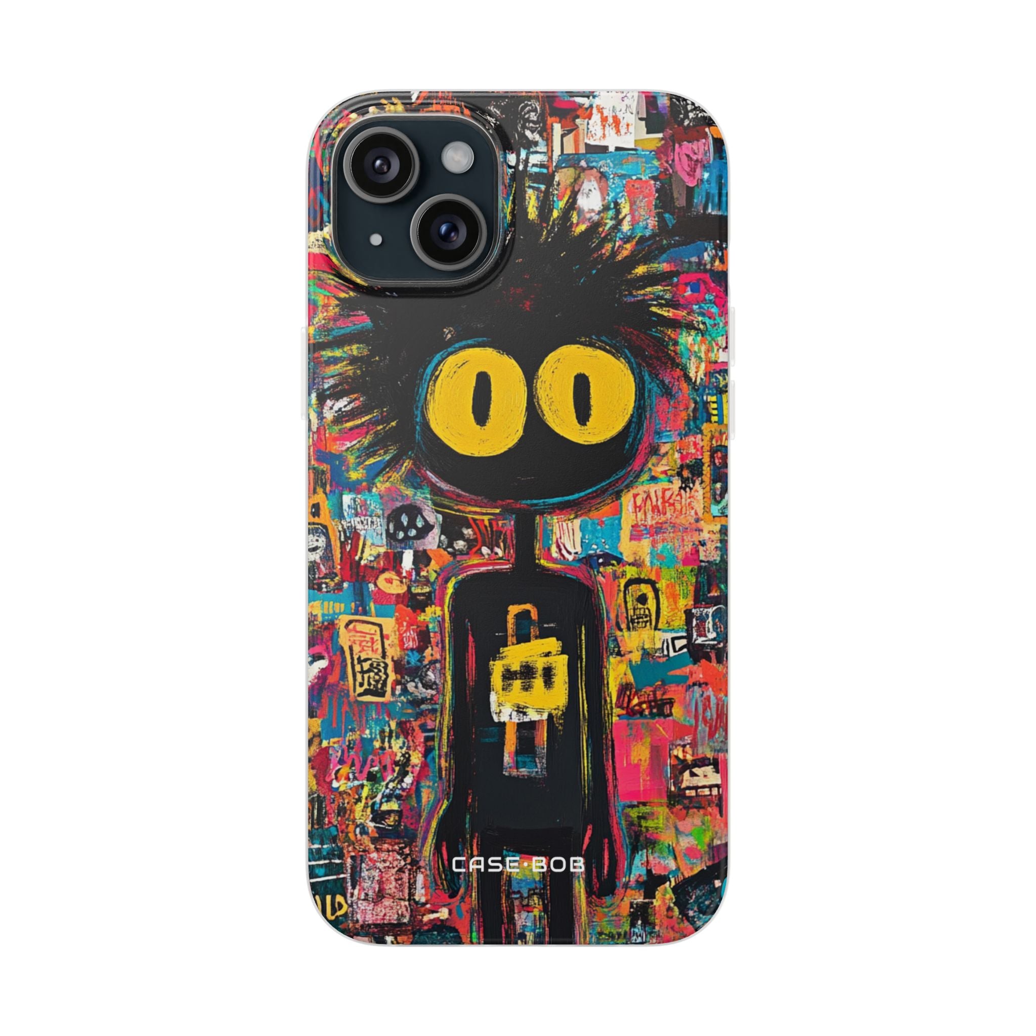 Spiky Shadow iPhone 15 Plus Case - Soft