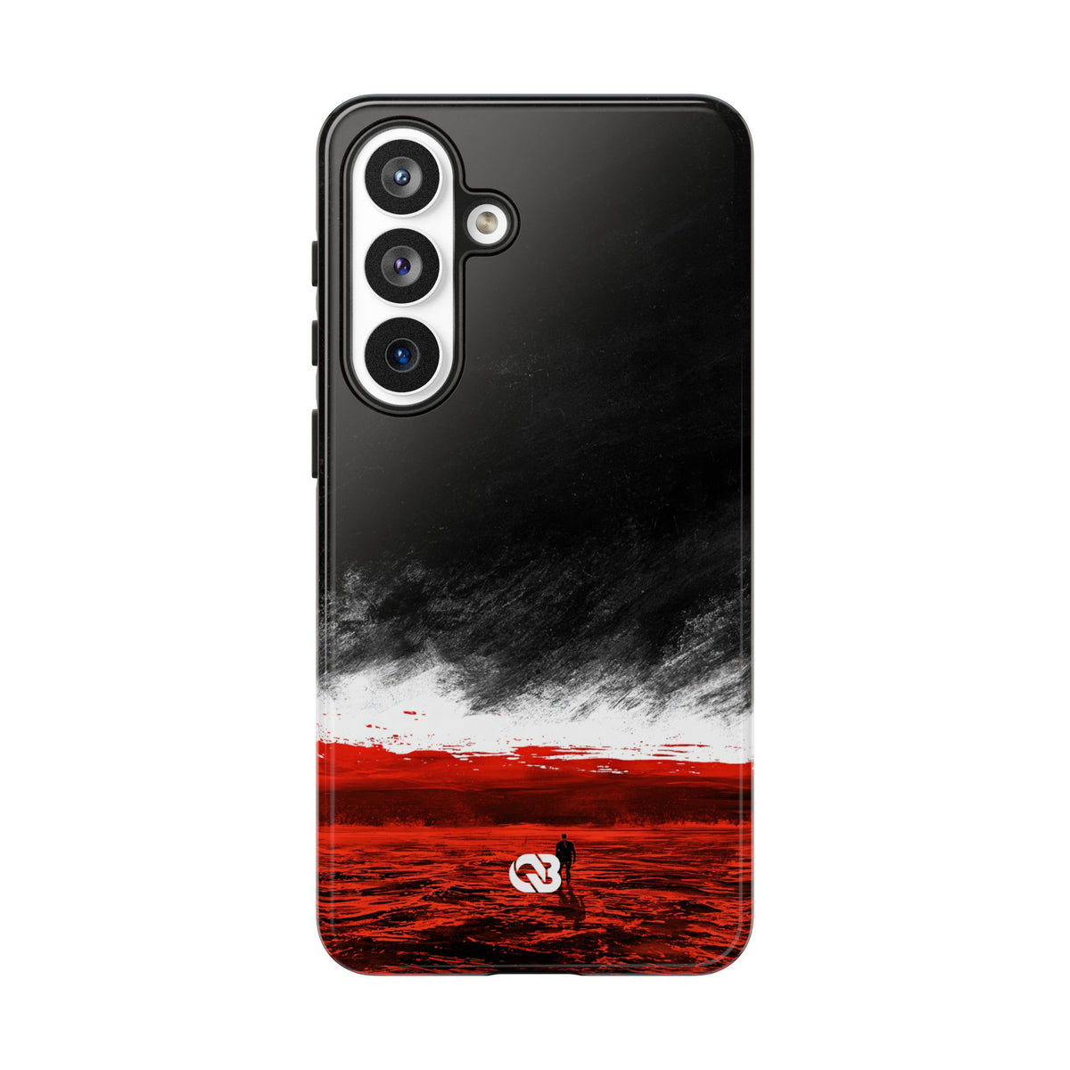 Crimson Void · Tough Phone Case for Samsung · Black