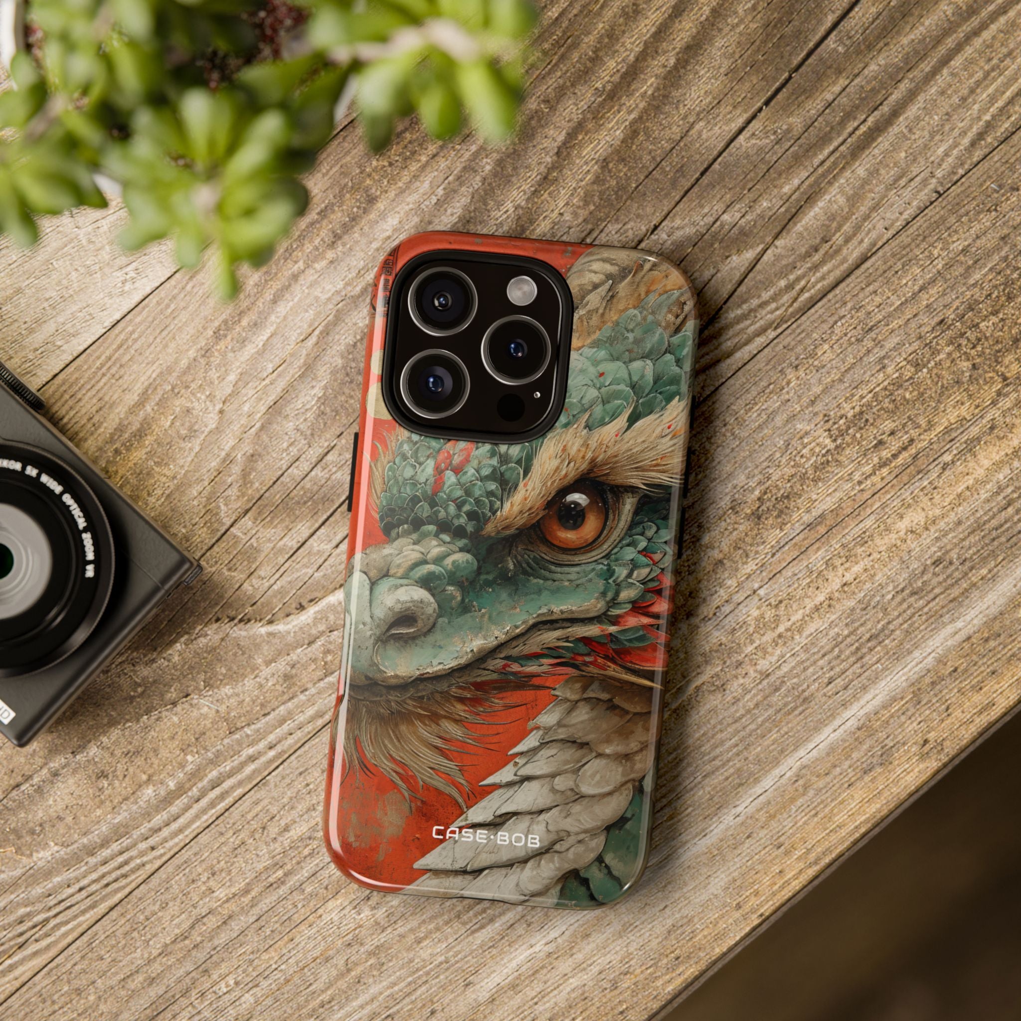 Emerald Dragonflare iPhone 16 Pro Case - Tough