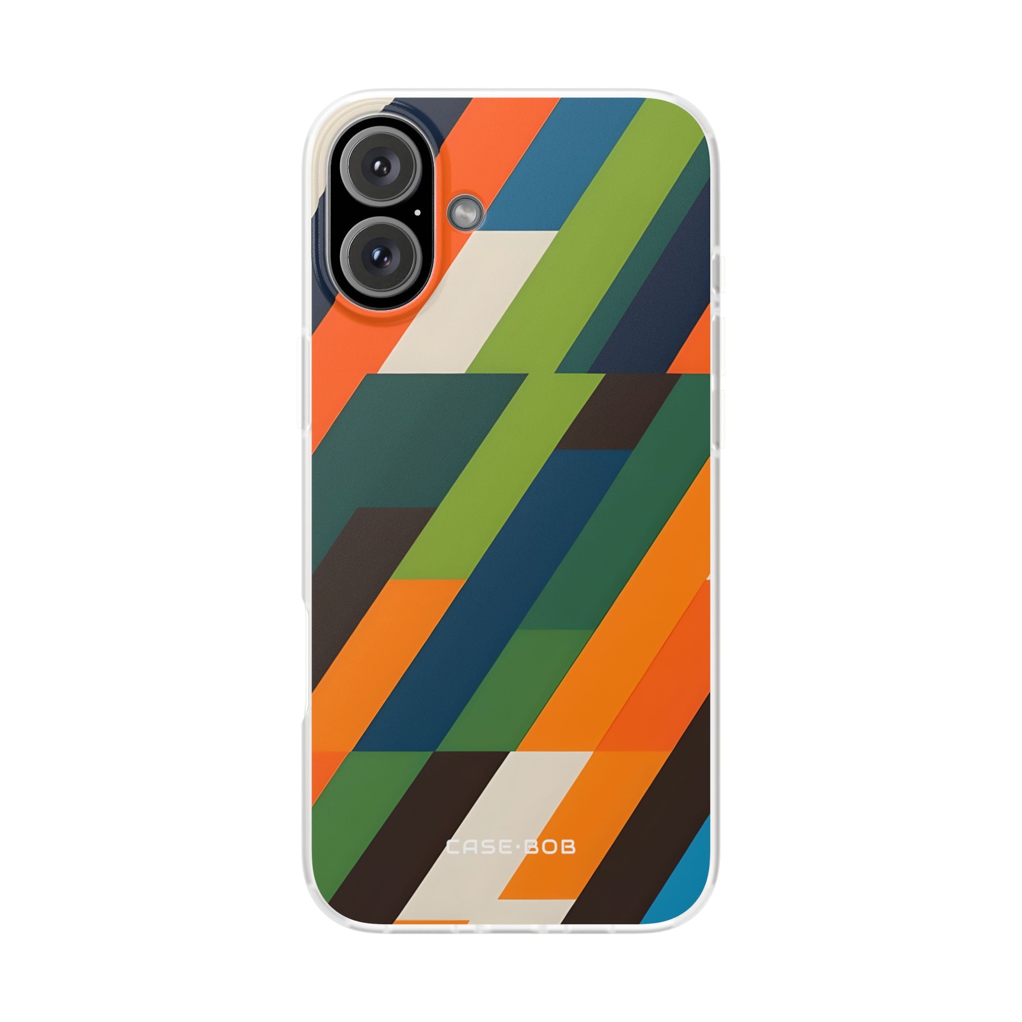 Diagonal Blaze iPhone 16 Plus Case - Soft