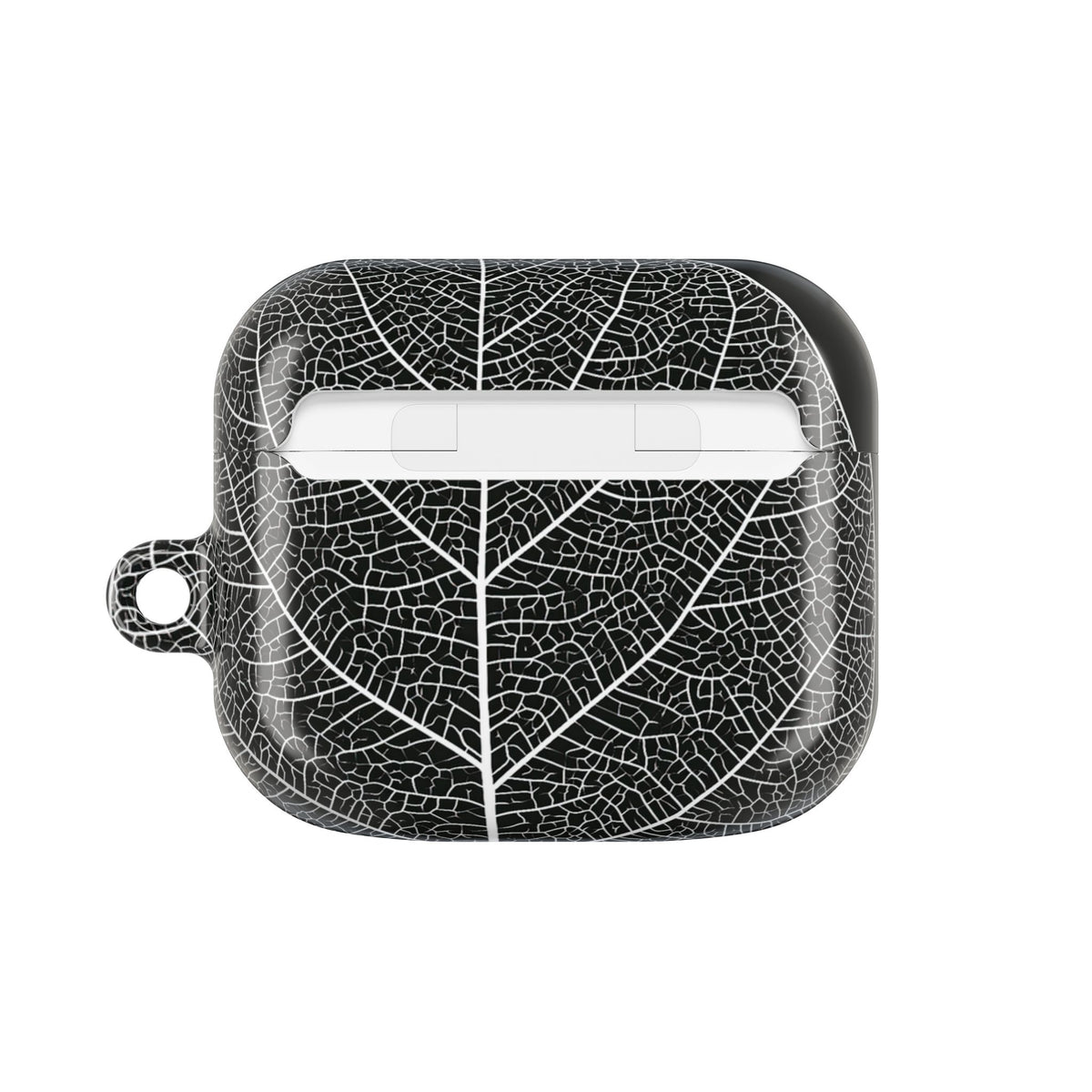 Monochrome Leaf Skeleton · Hard Case for AirPods & AirPods Pro · Black