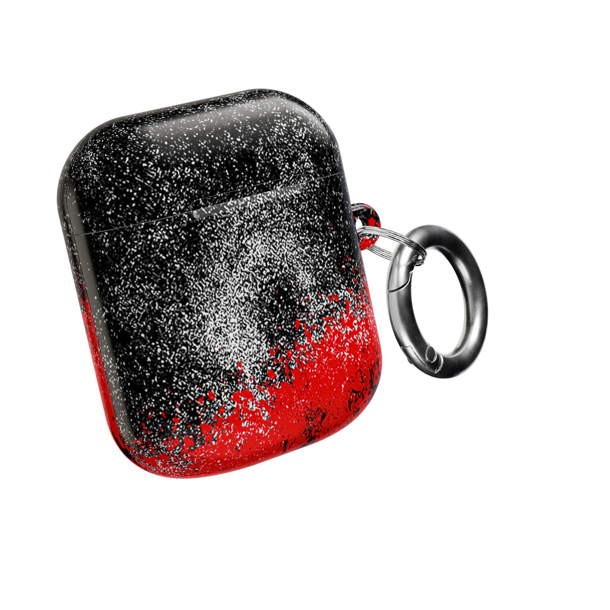 Crimson Noir Drip · Hard Case for AirPods & AirPods Pro · Black