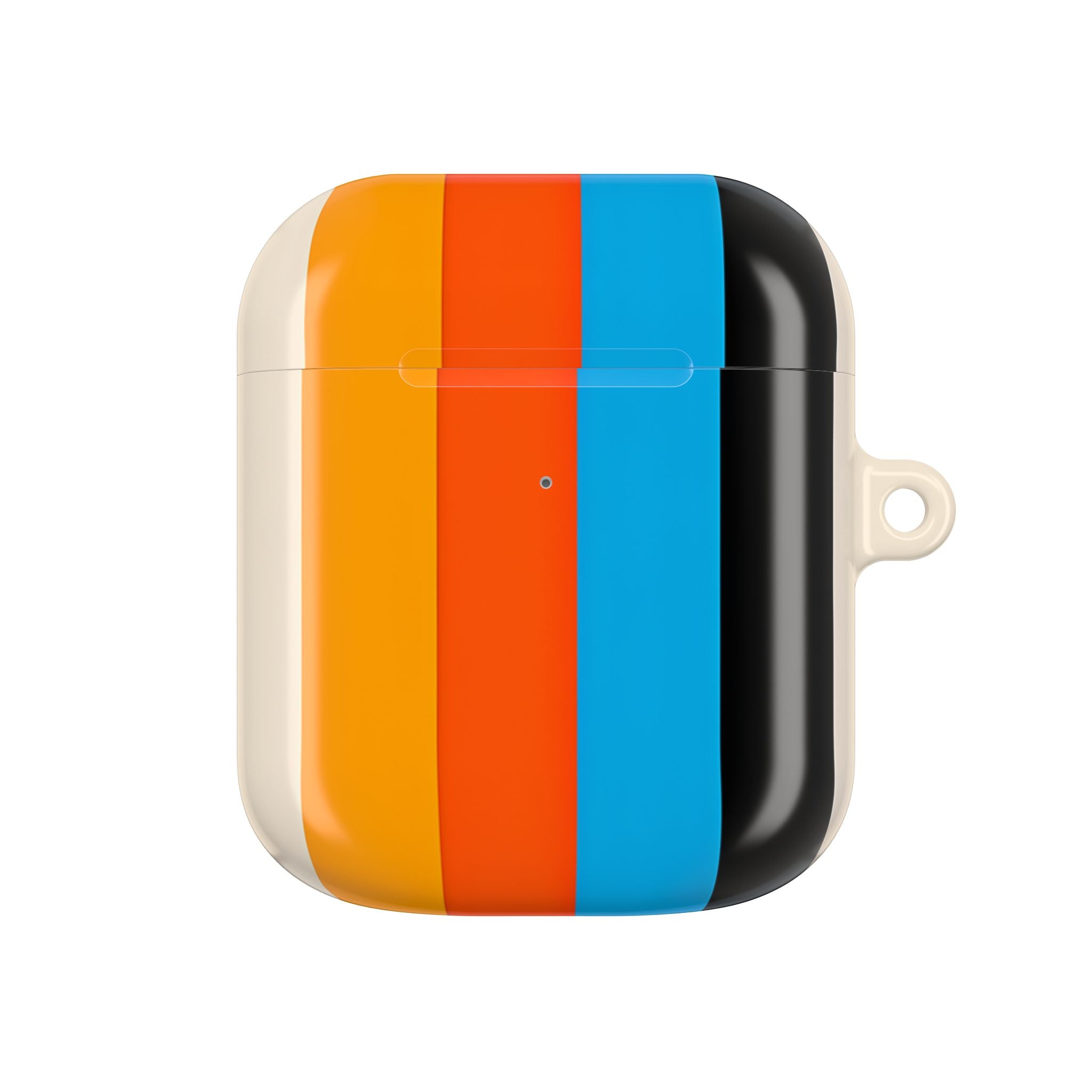 Rainbow Stripes Beige - AirPods Case
