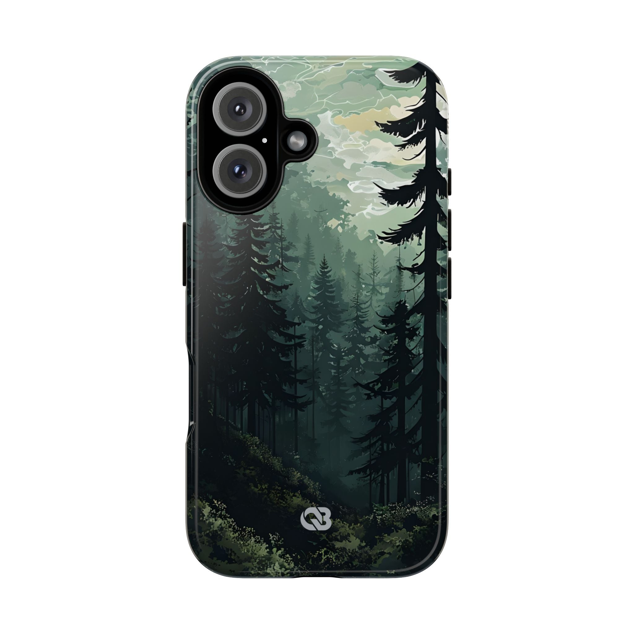 Misty Pine Shadow · Tough Phone Case for iPhone