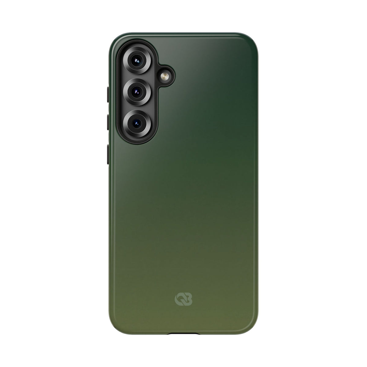 Green Tough Phone Case for Samsung - Shadow Moss Grain