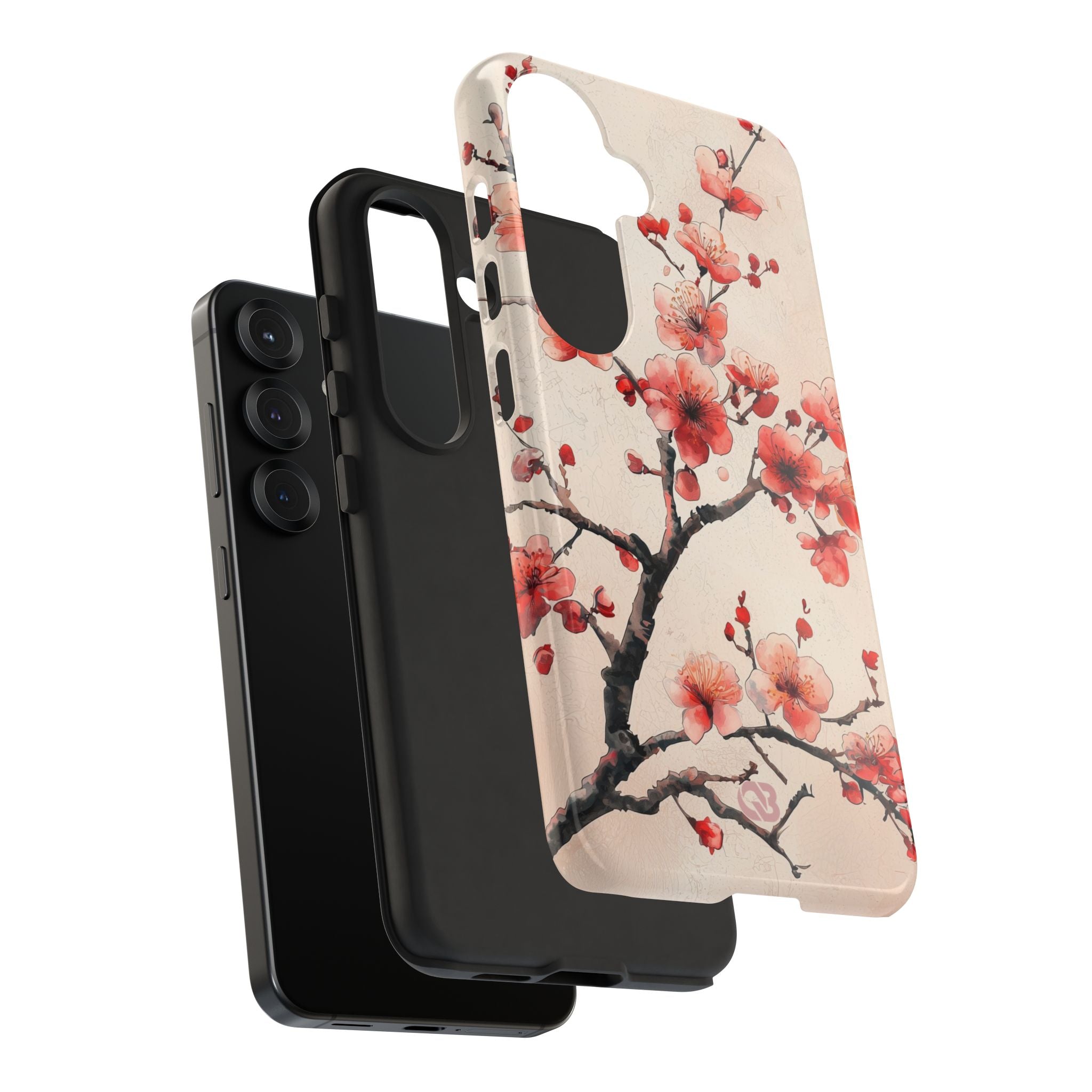 Crimson Silk Flora · Tough Phone Case for Samsung