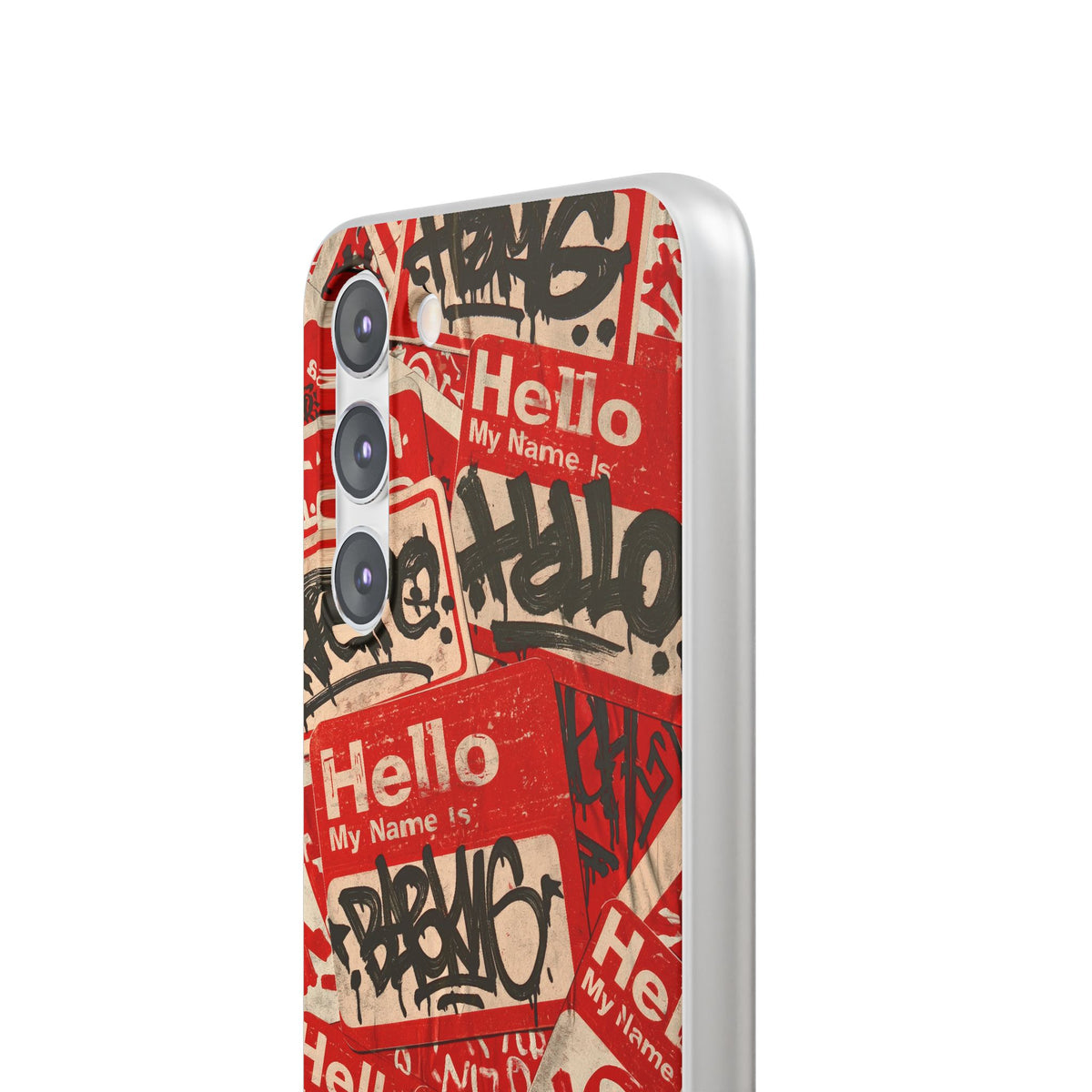 Slap Tag Collage · Lite Phone Case for Samsung · Red