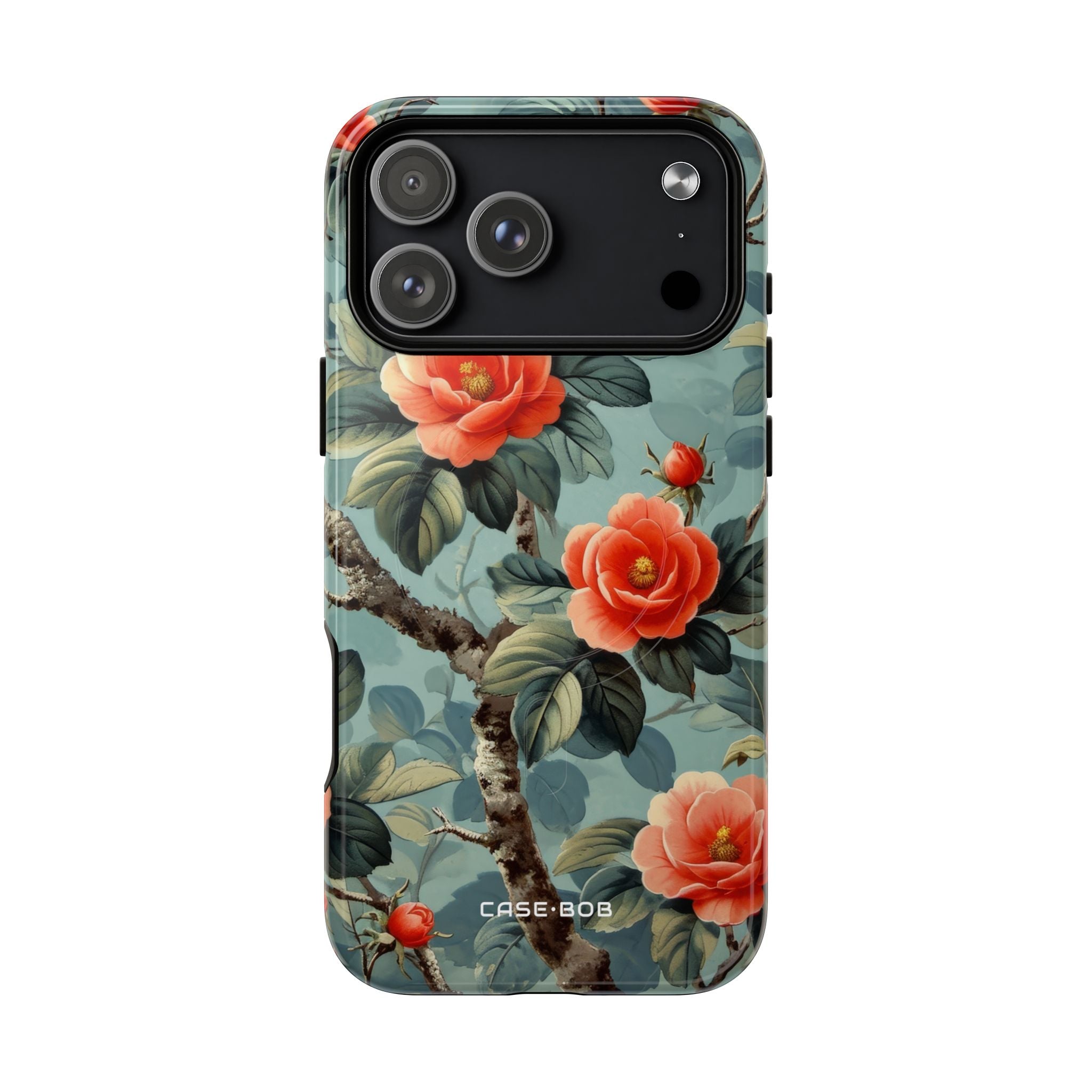 Coral Bloom iPhone 17 Pro Max Case - Tough+ - CASE•BOB