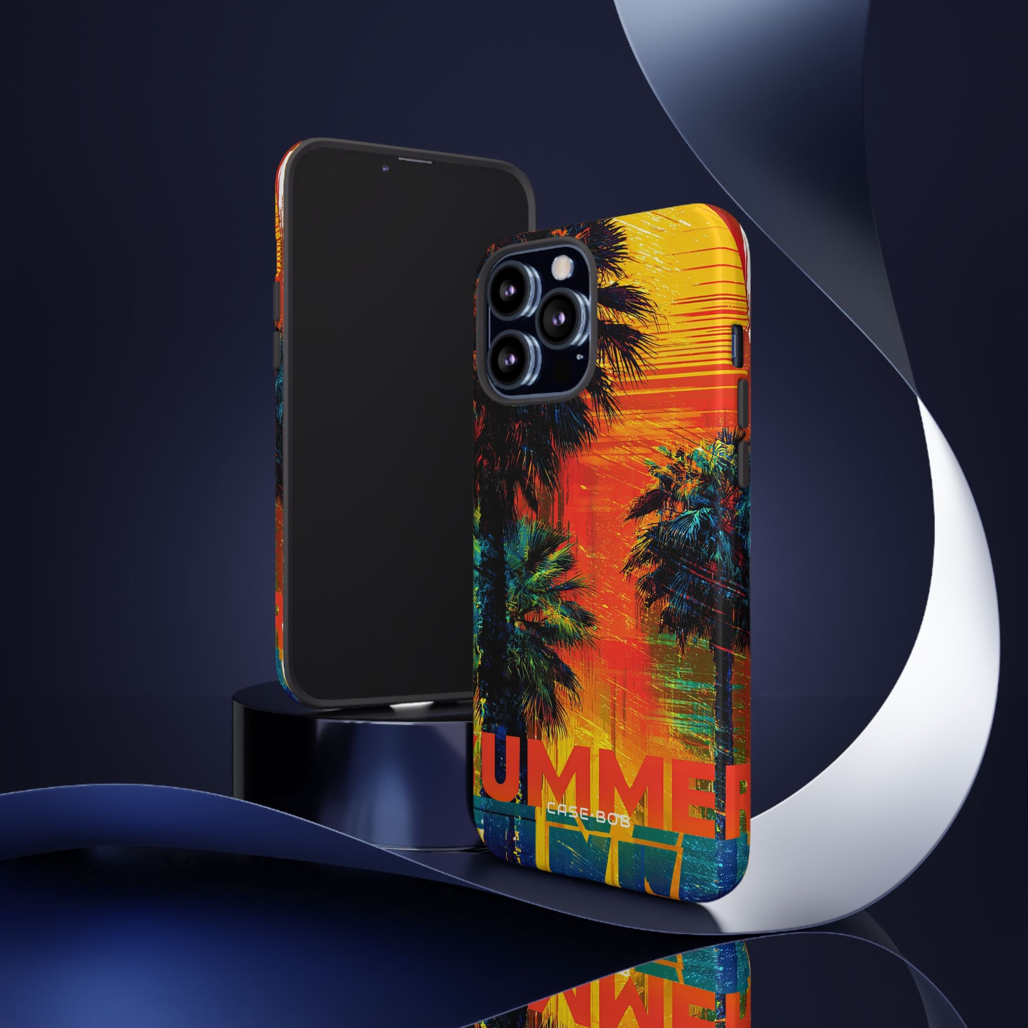 Tropical Sunburst iPhone 13 Pro Max Case - Tough