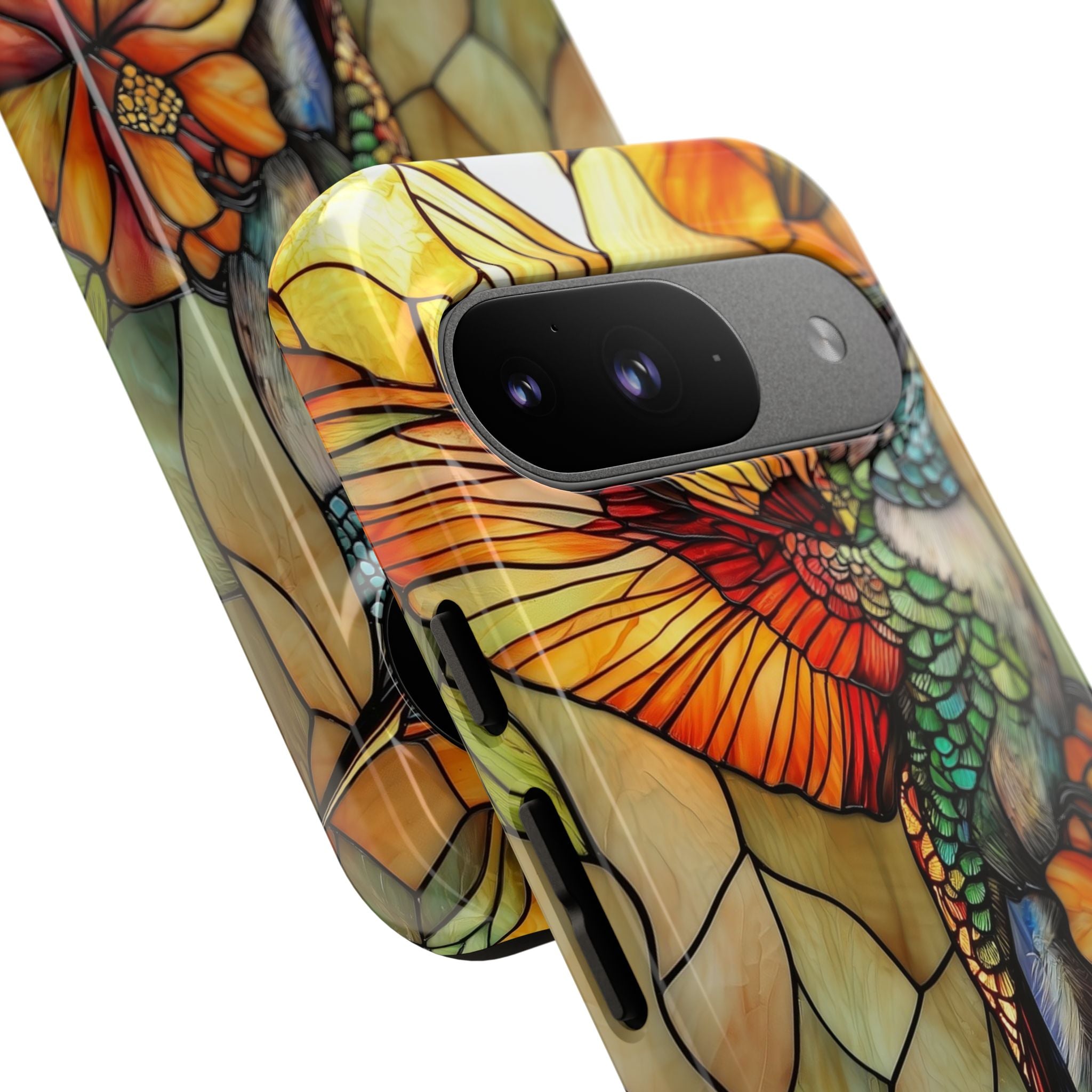 Amber Glass Hummingbird · Tough Phone Case for Google Pixel