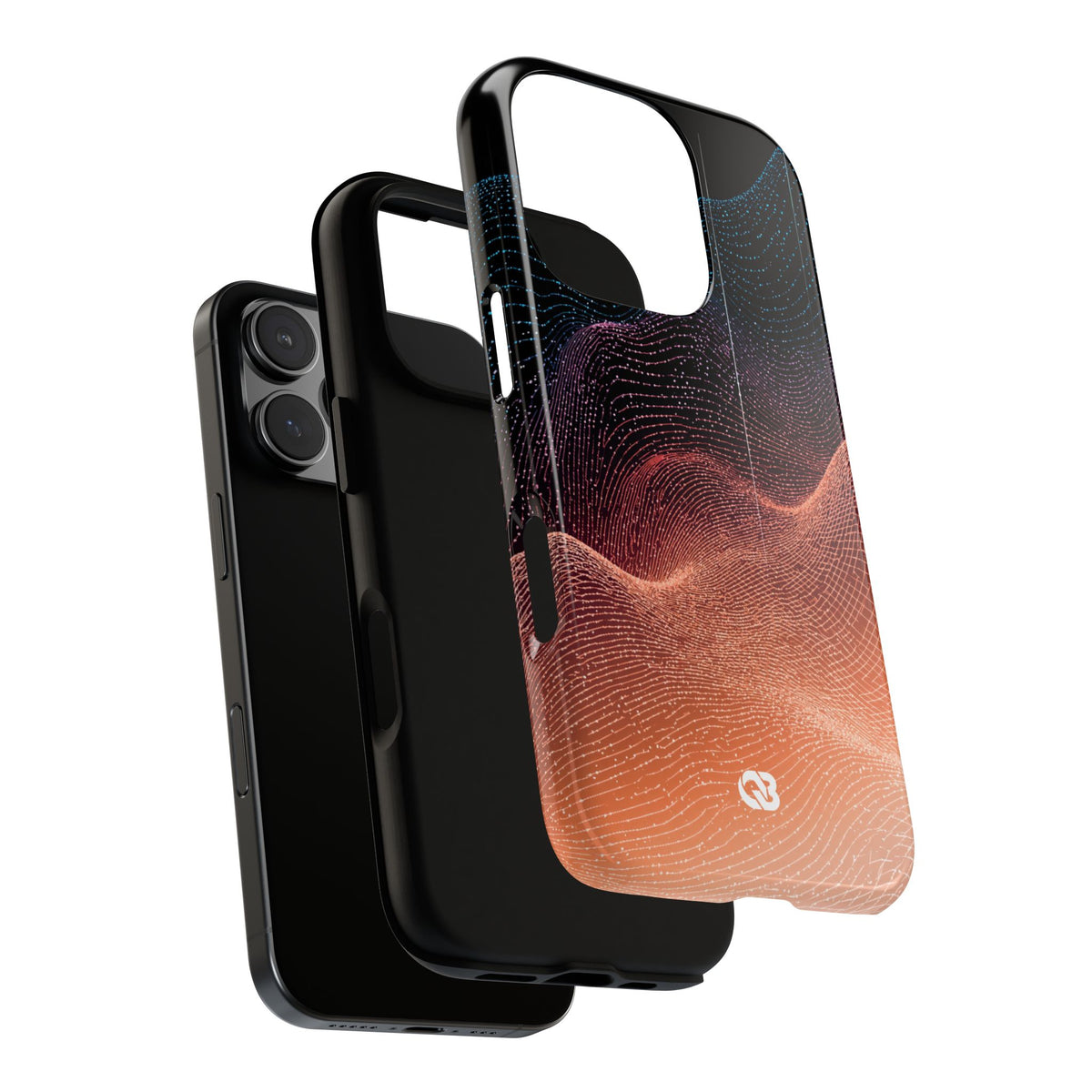 Spectral Elevation · Tough Phone Case for iPhone · Orange
