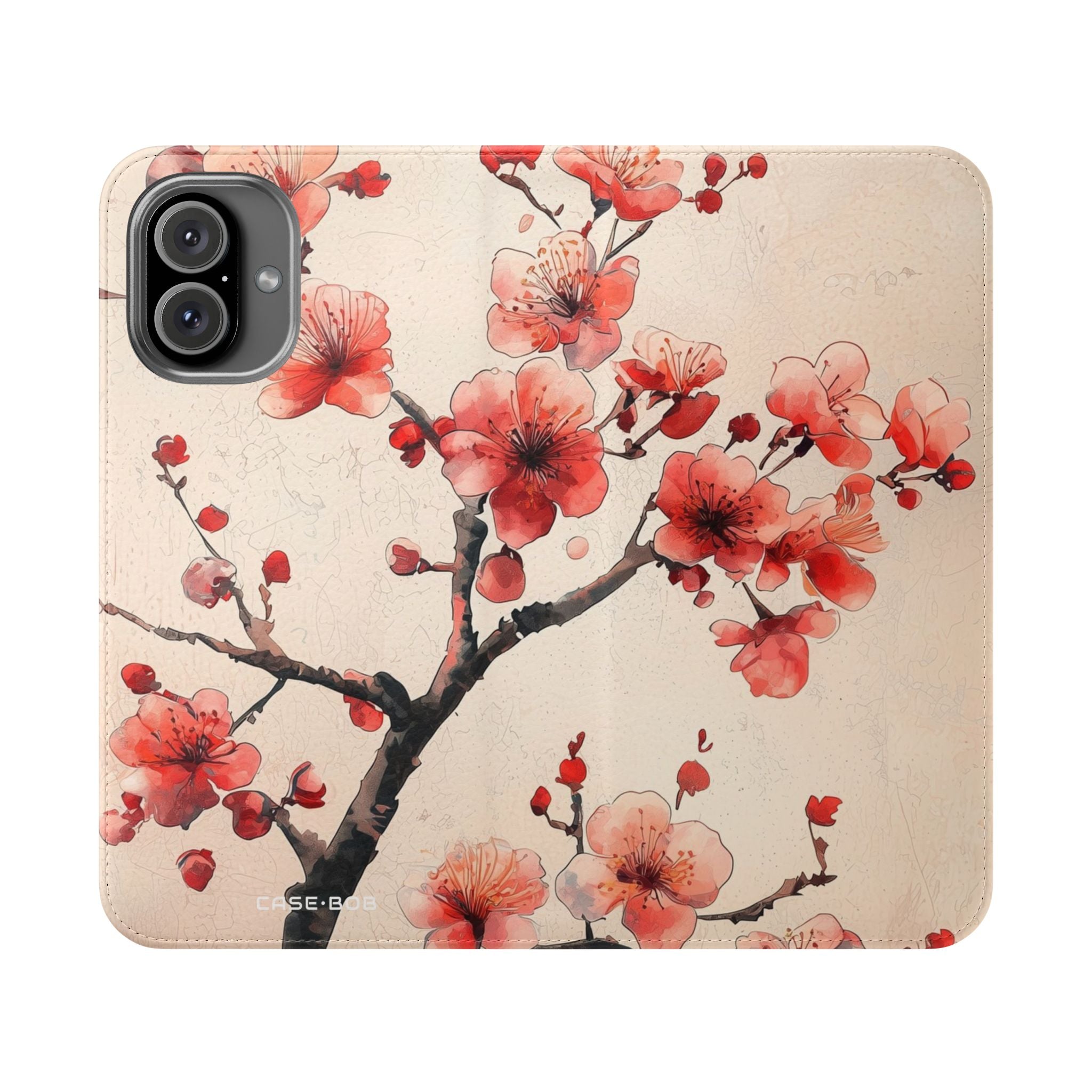 Cherry Blossom Breeze - iPhone 16 Plus Case - Wallet
