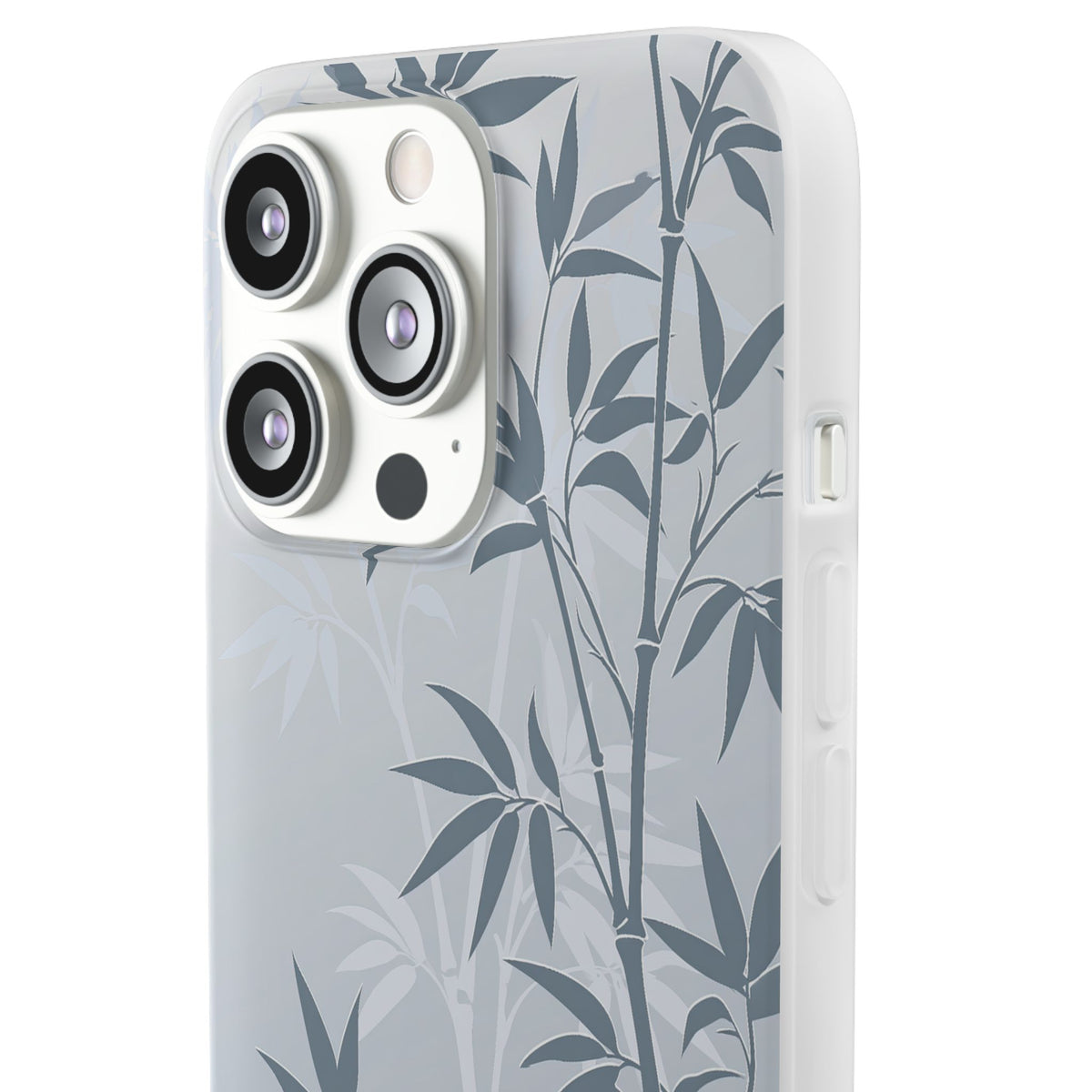 Misty Bamboo Grove · Lite Phone Case for iPhone · Blue