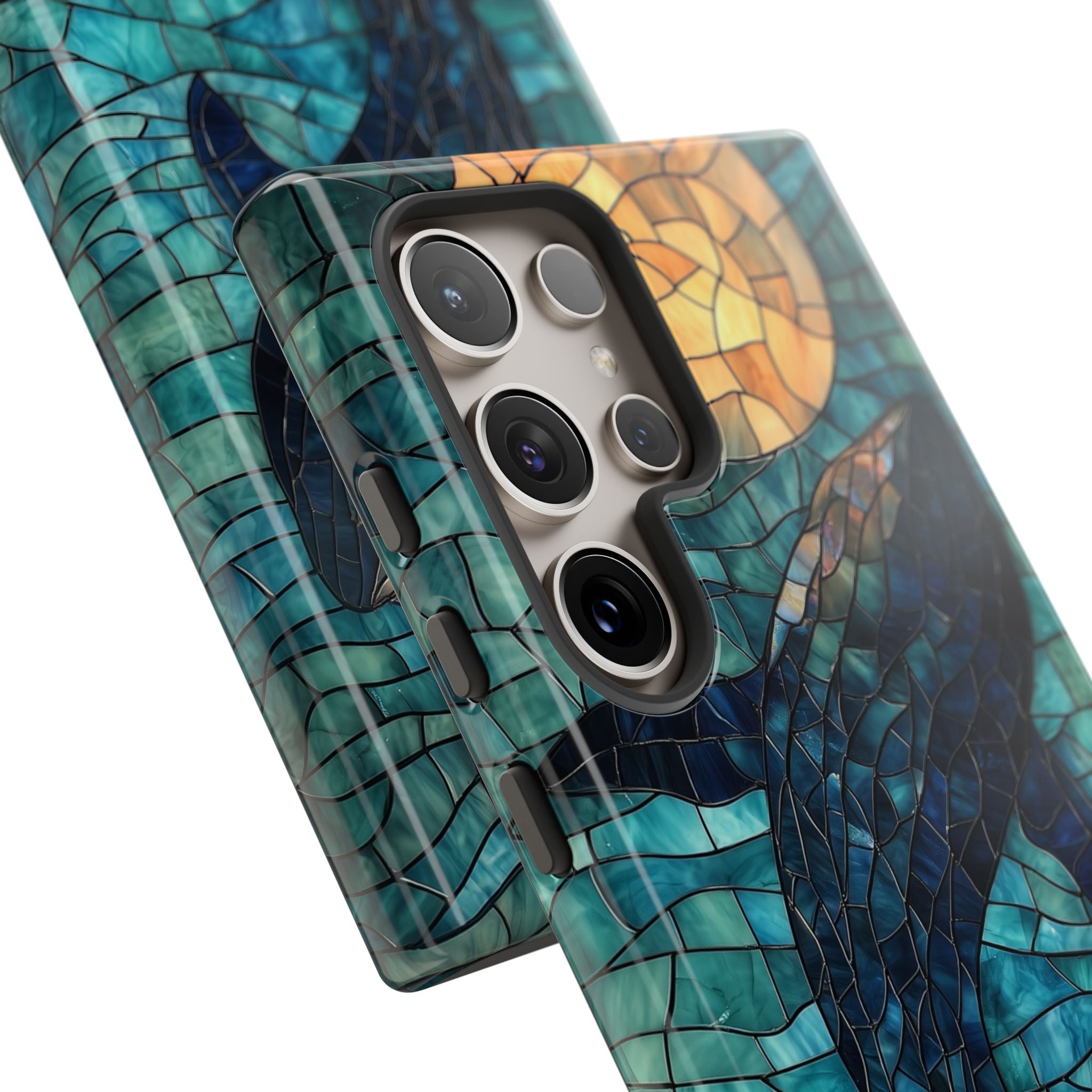 Stained Moon Whale · Tough Coque de téléphone pour Samsung