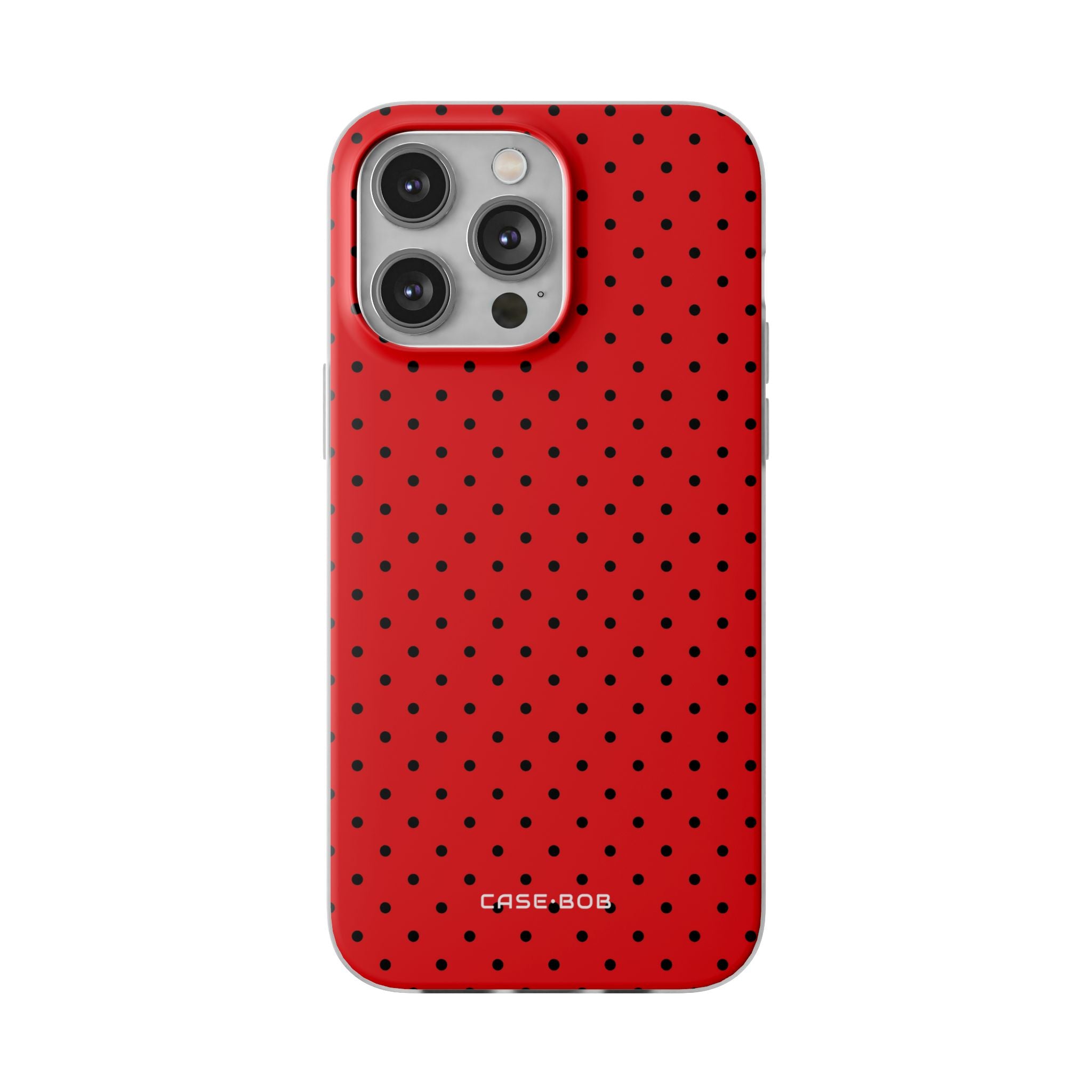 Crimson Dot Matrix iPhone 14 Pro Max -pehmeä suojakotelo