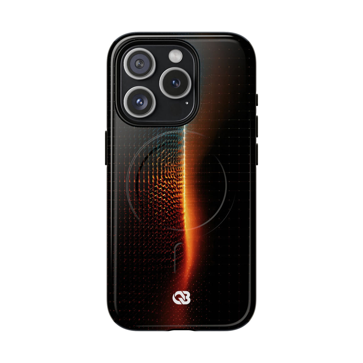 Luminous Refraction Grid · Tough 2.0 Magnetic Phone Case for iPhone · Black
