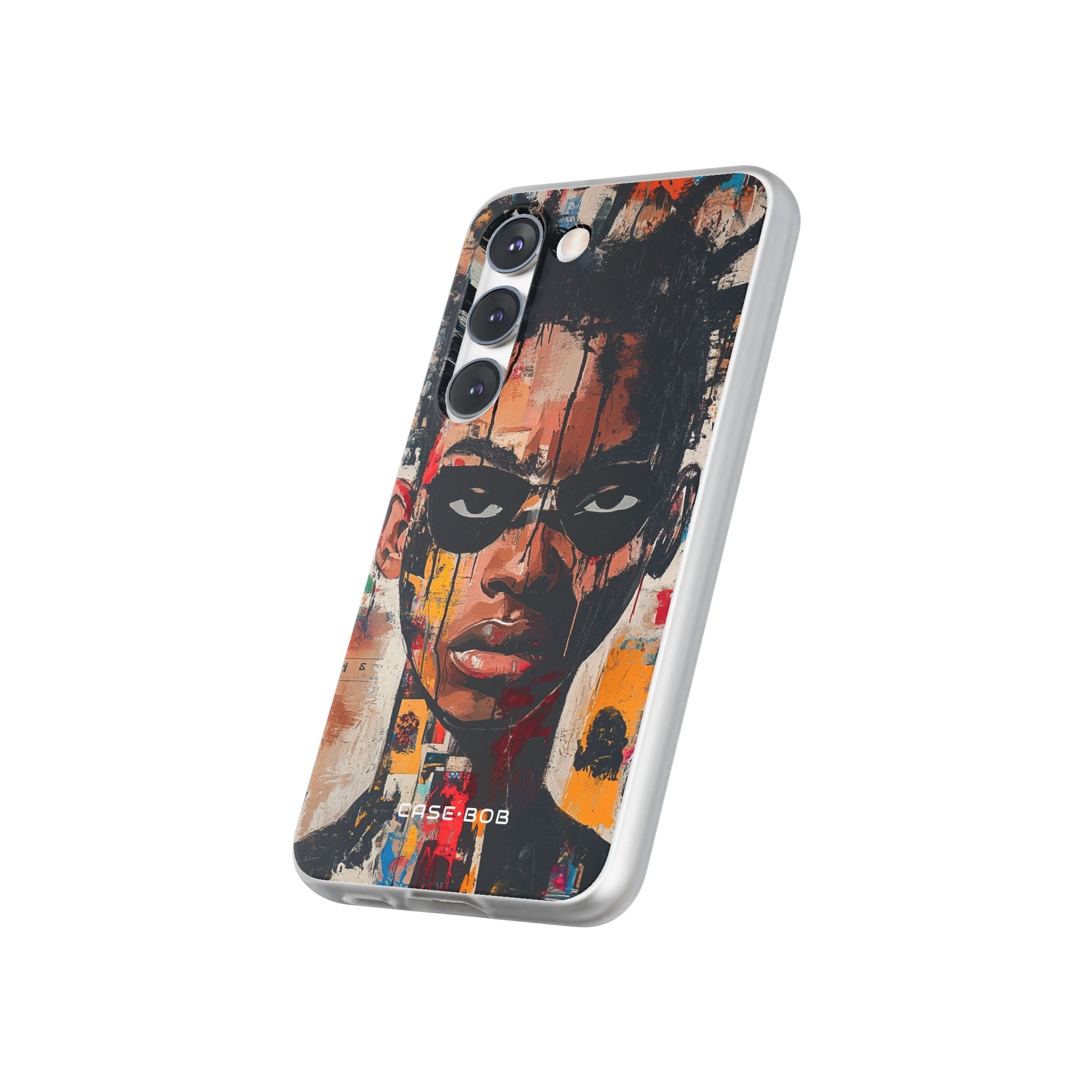 Masked Portrait Drips Samsung S23 Case - Soft
