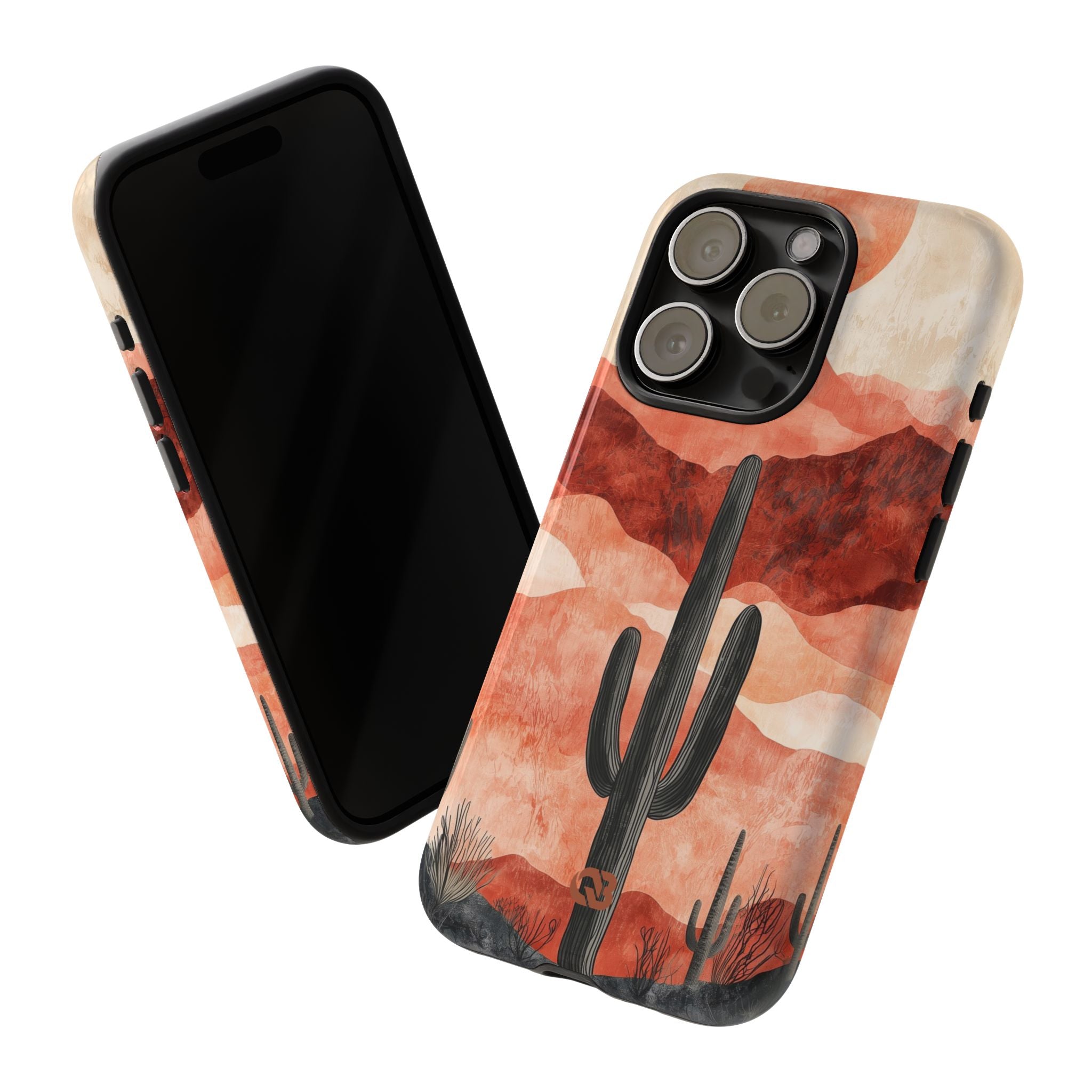 Terracotta Desert Sun · Tough Phone Case for iPhone