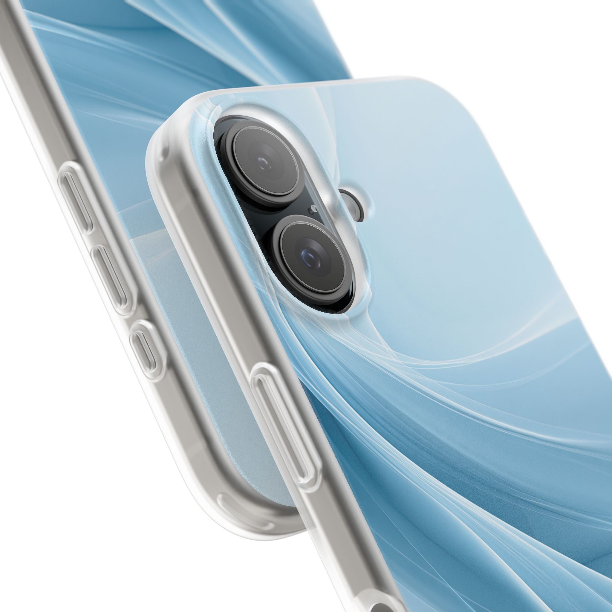 Blue Lite Phone Case for iPhone - Arctic Silk Drift