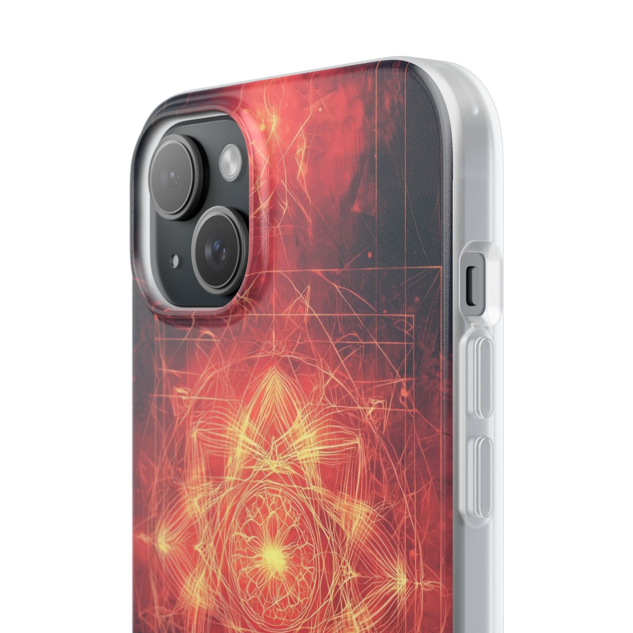 Strahlendes Mandala iPhone 15 Plus Case - Soft