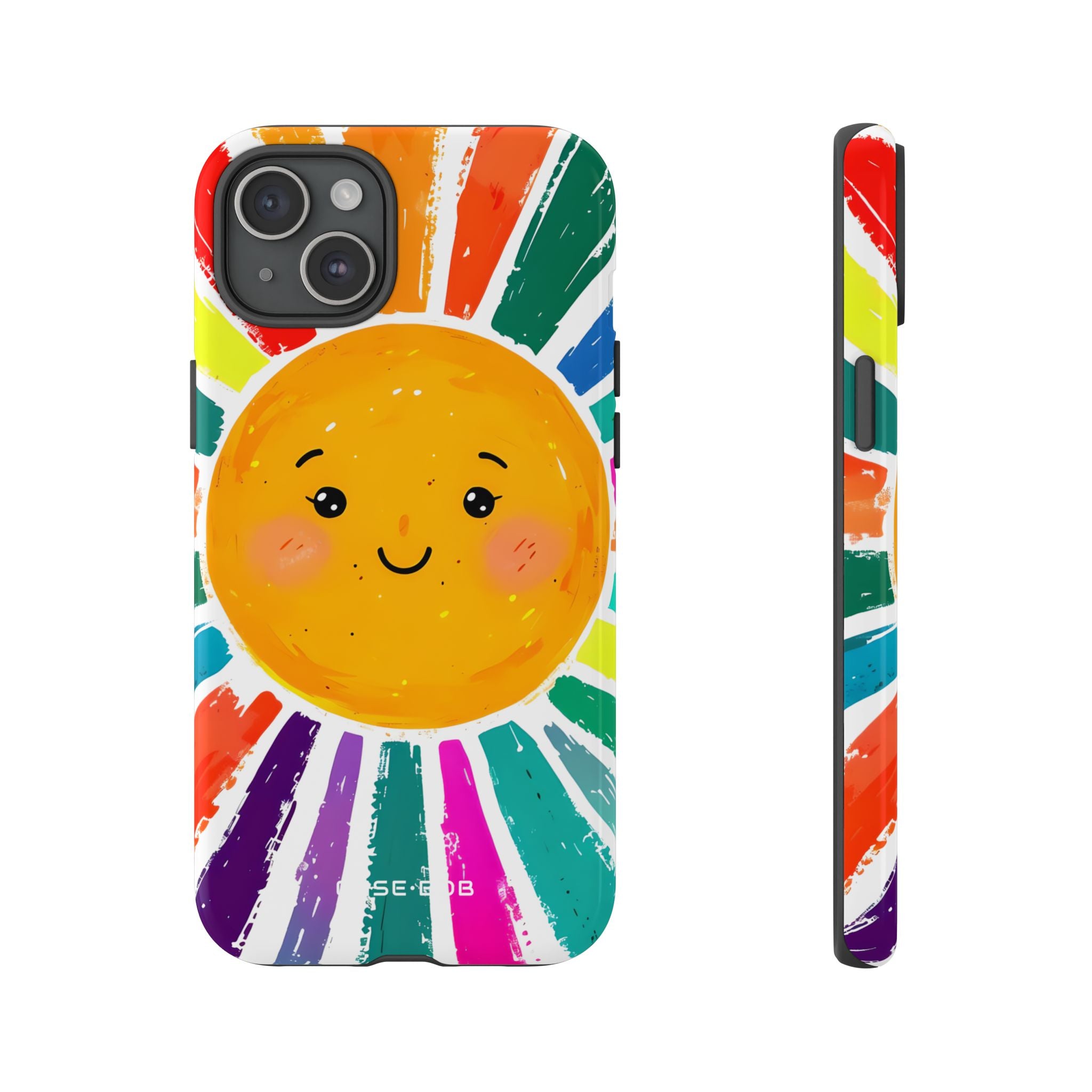 Sunny Smiles iPhone 15 Plus Cover - Tough