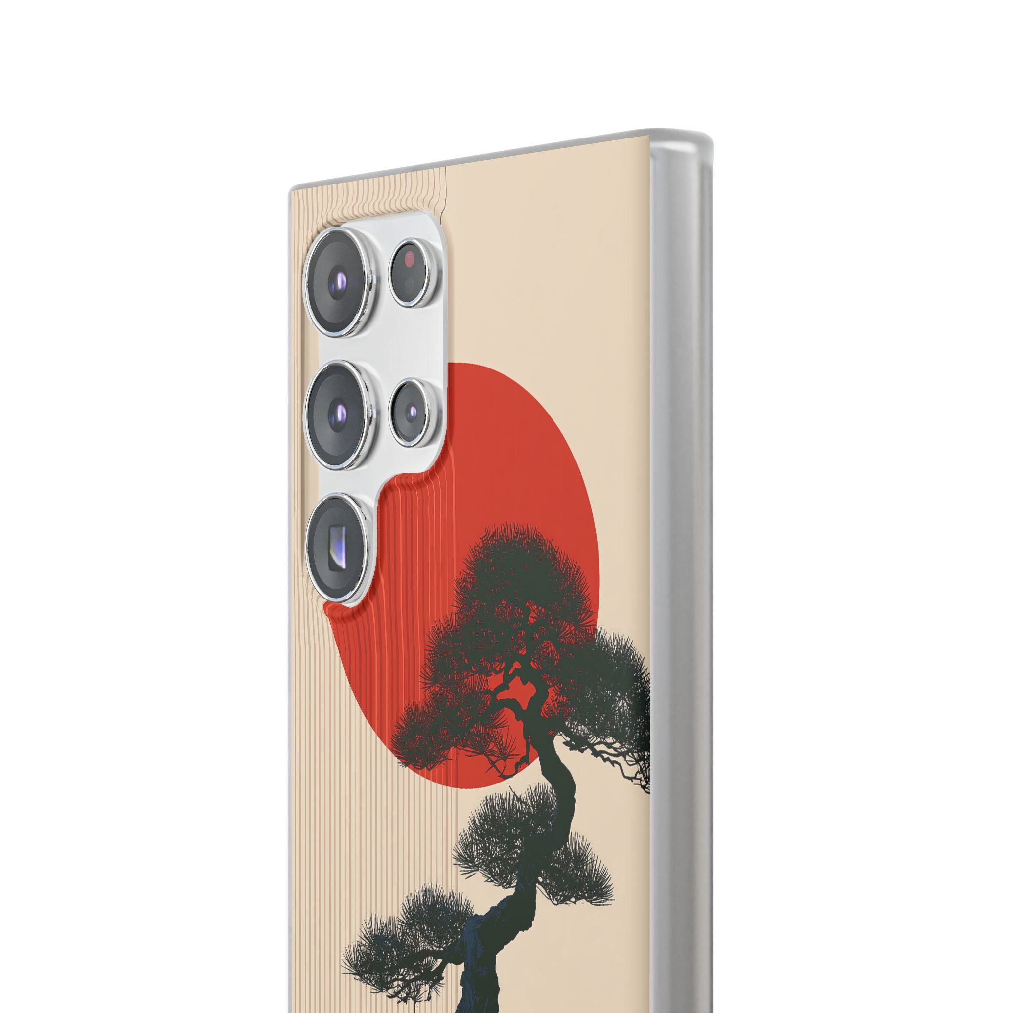 Beige Lite Phone Case for Samsung - Kyoto Crimson Pine