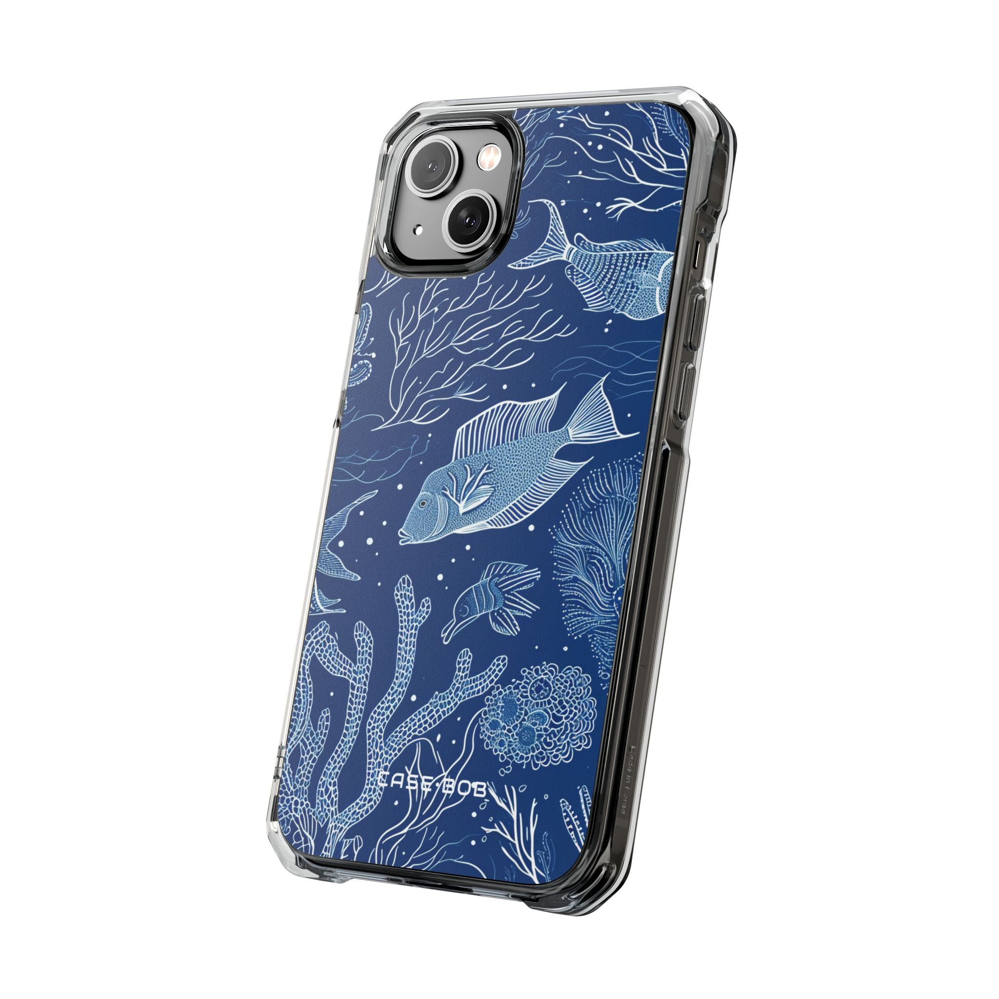 Navy Scale Reef iPhone 14 Plus Case - Impact