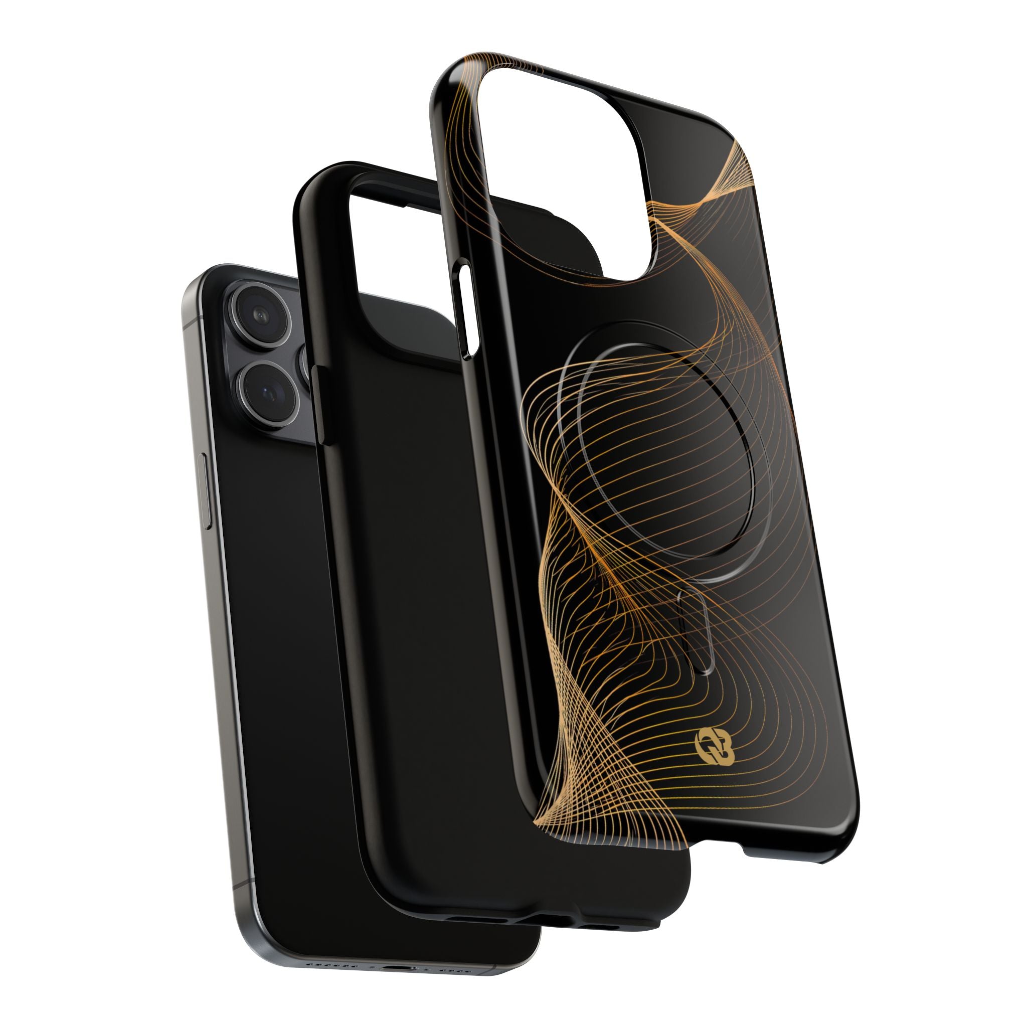 Gold Tough 2.0 Magsafe Phone Case for iPhone - Burnished Bronze Helix