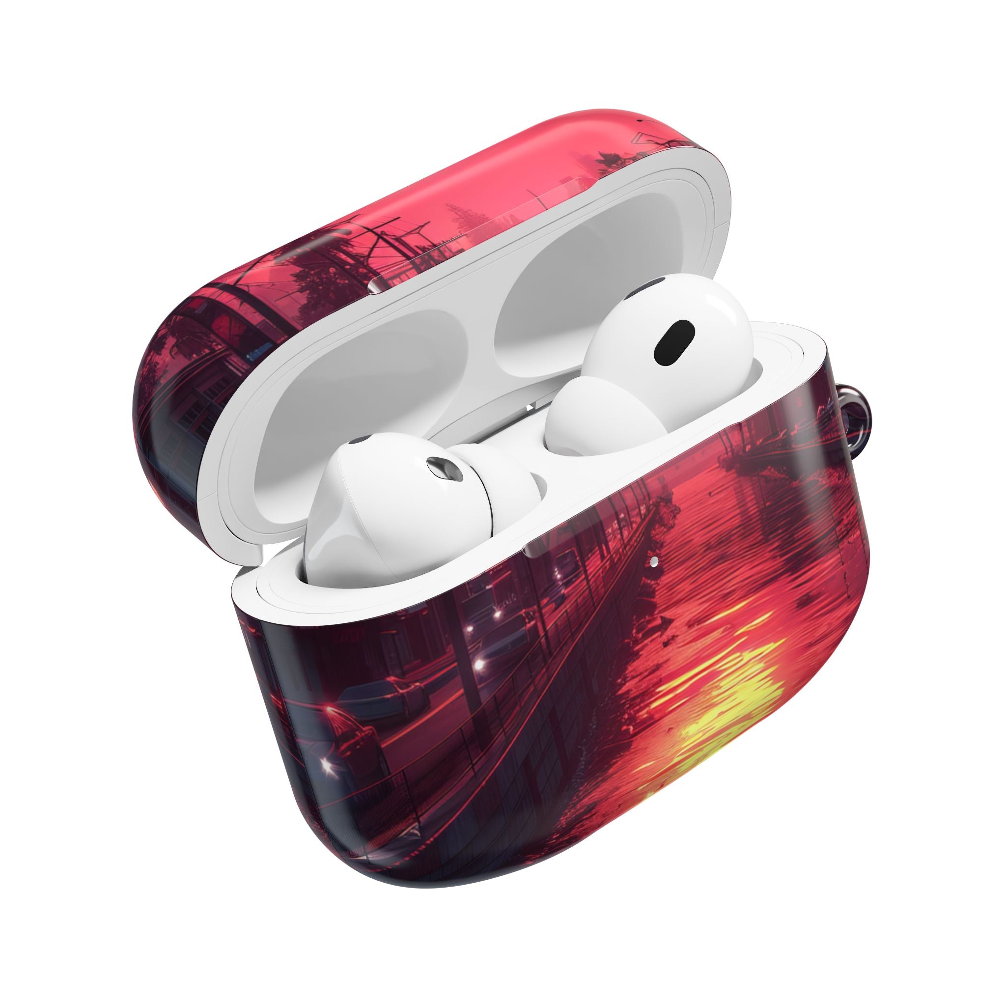 Yellow Moon Reflection - AirPods Case