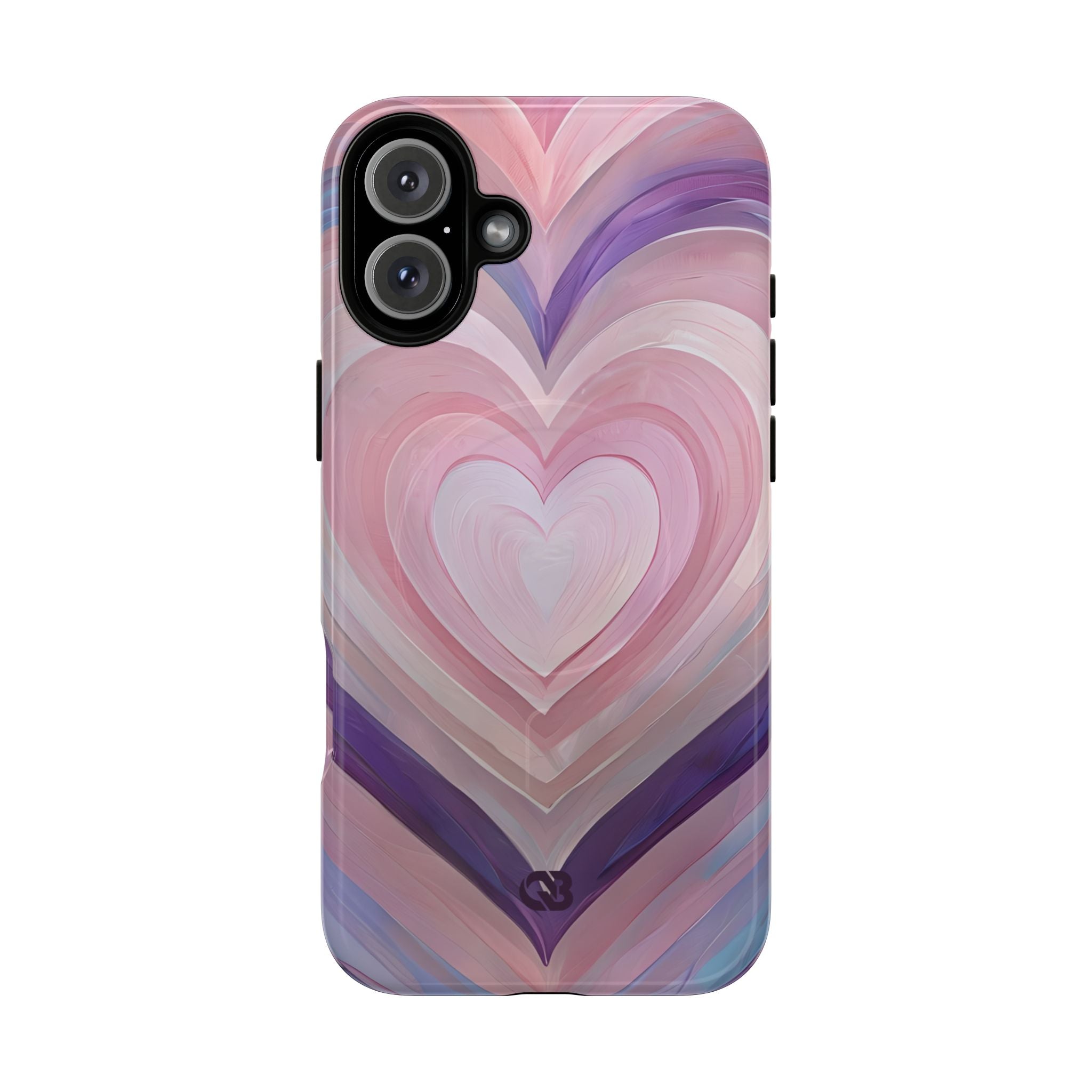 Lavender Pulse Hearts · Tough+ Magsafe
