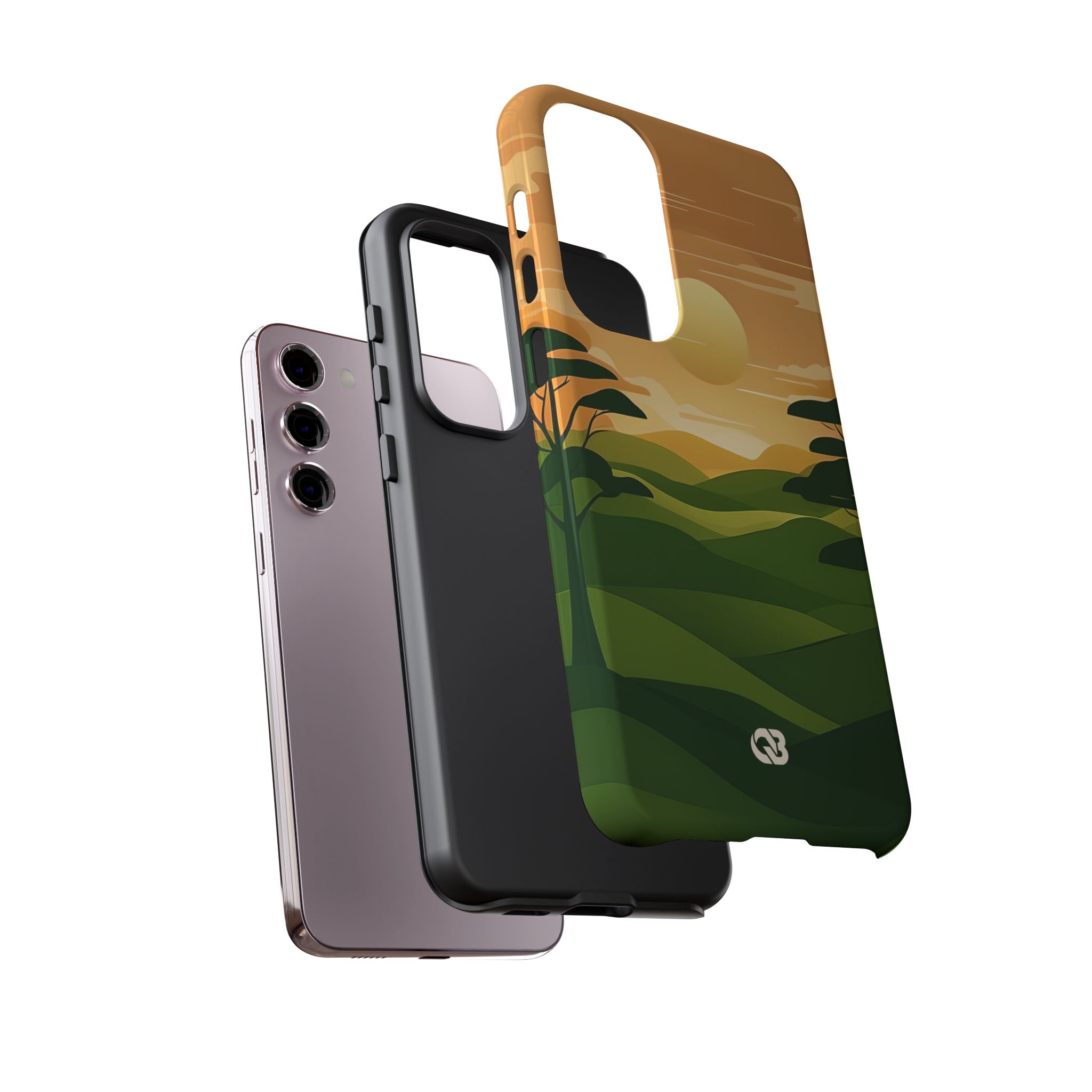 Verdant Horizon Sun · Tough Coque de téléphone pour Samsung
