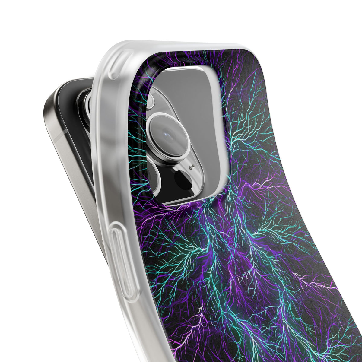 Electric Plasma Arbor · Lite Phone Case for iPhone · Purple