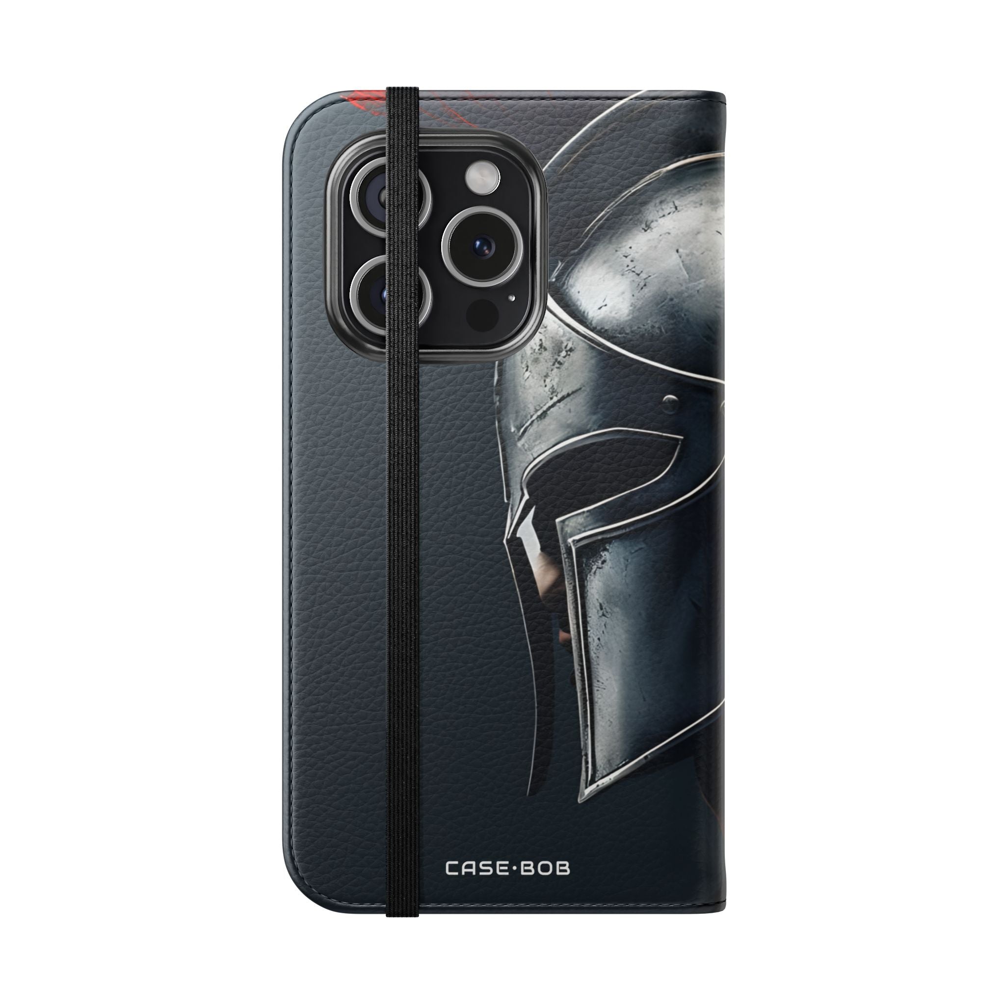 Silver Spartan - iPhone 15 Pro Case - Wallet