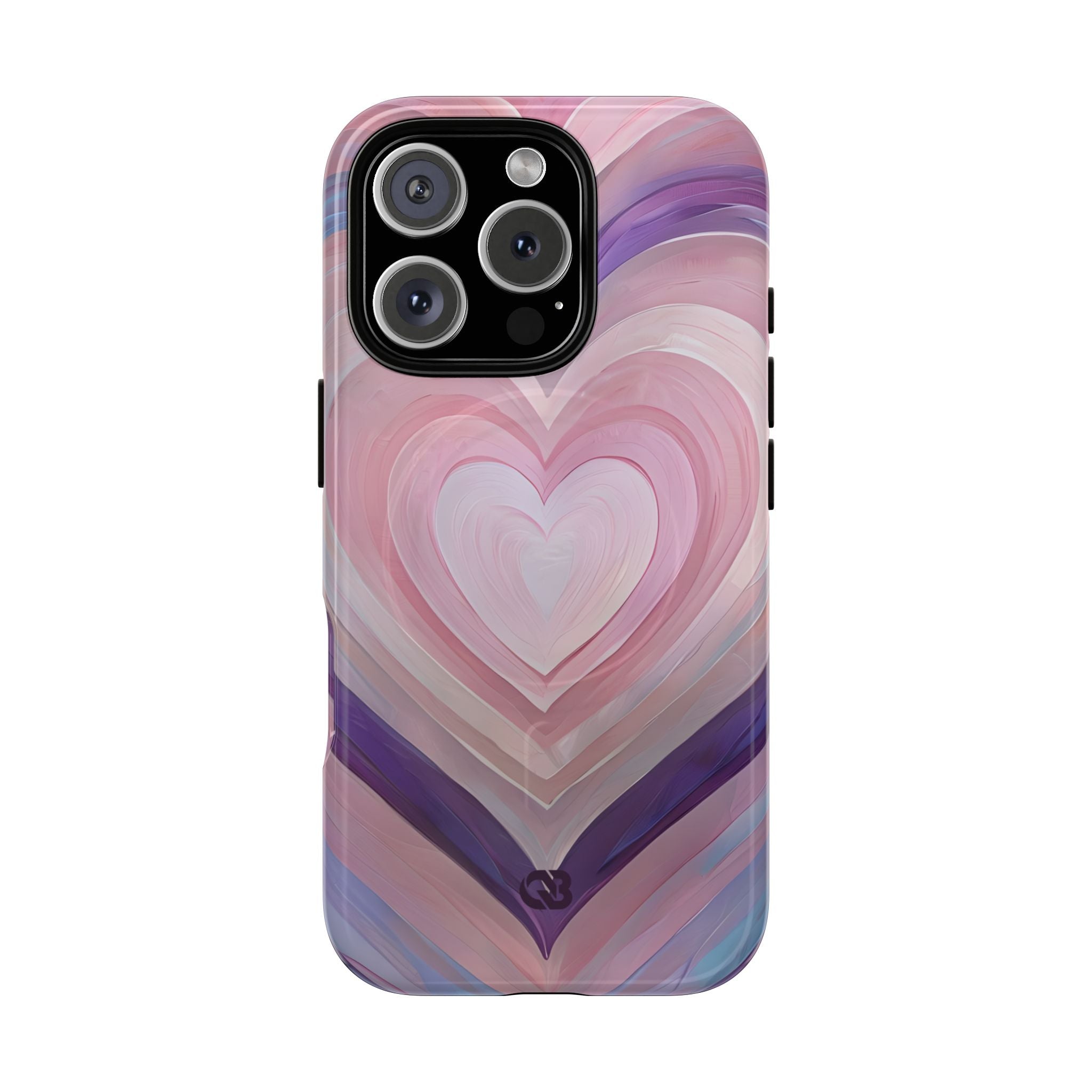 Lavender Pulse Hearts · Tough+ Magsafe