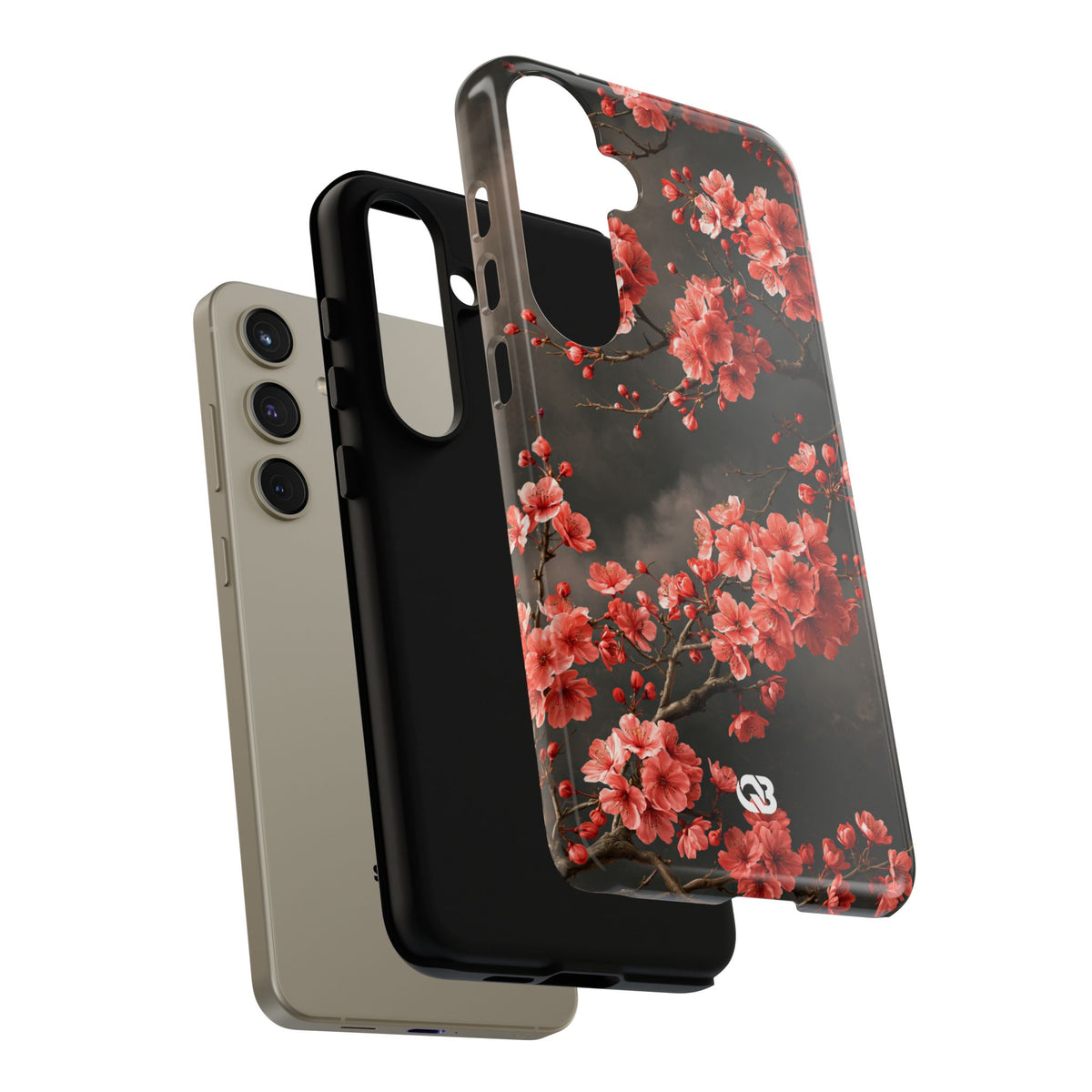 Dark Sakura Nocturne · Tough Phone Case for Samsung · Black