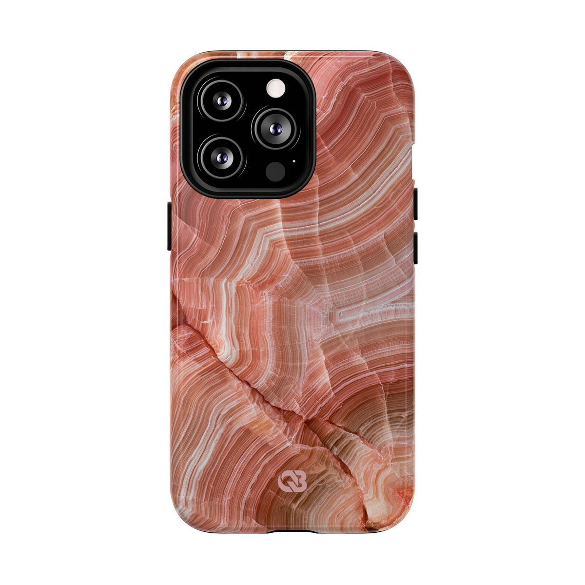 Blushing Rose Strata · Tough 2.0 Magnetic Phone Case for iPhone · Pink