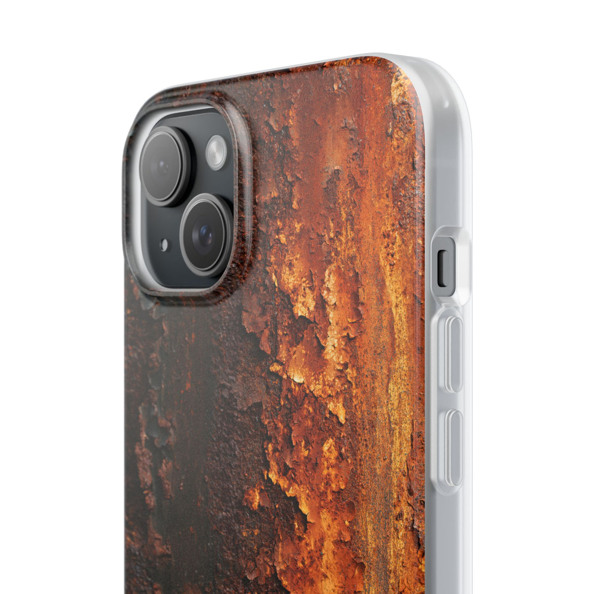 Orange Lite Phone Case for iPhone - Oxidized Iron Crust