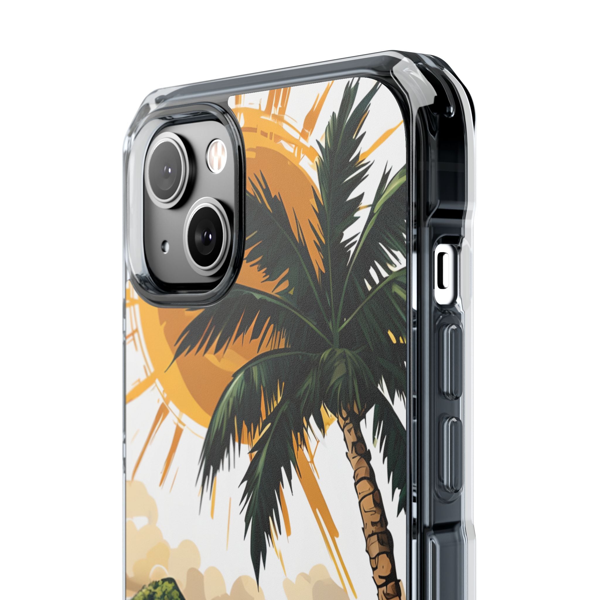 Sunny Palm Breeze iPhone 14 Plus Case - Impact