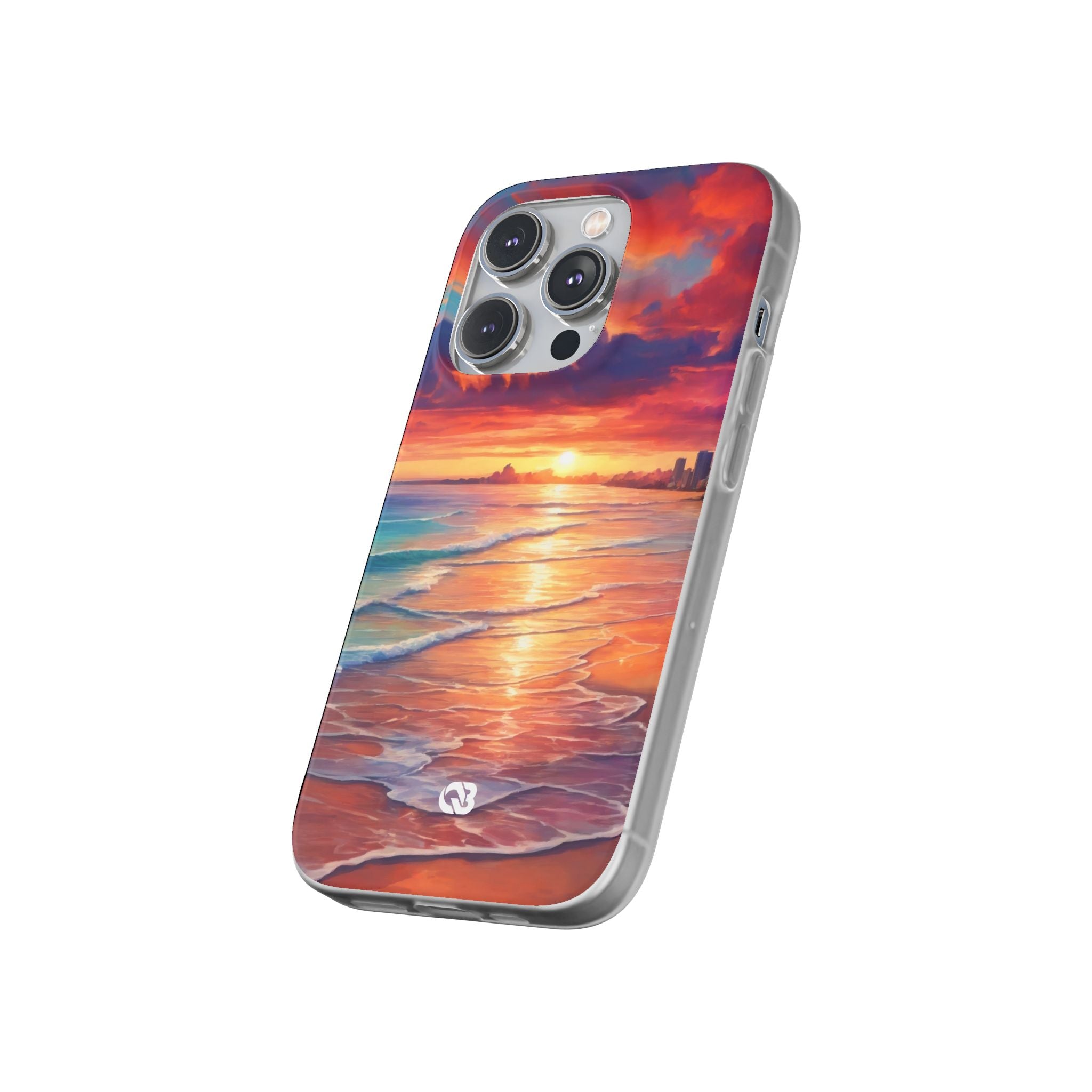 Crimson Shore Horizon · Soft Handyhülle für iPhone