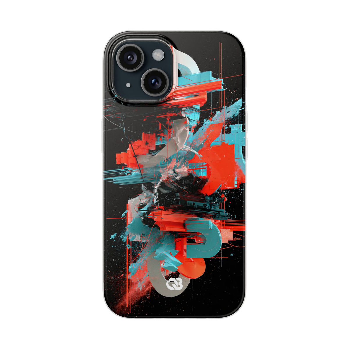 Fragmented Cyber Core · Lite Phone Case for iPhone · Black