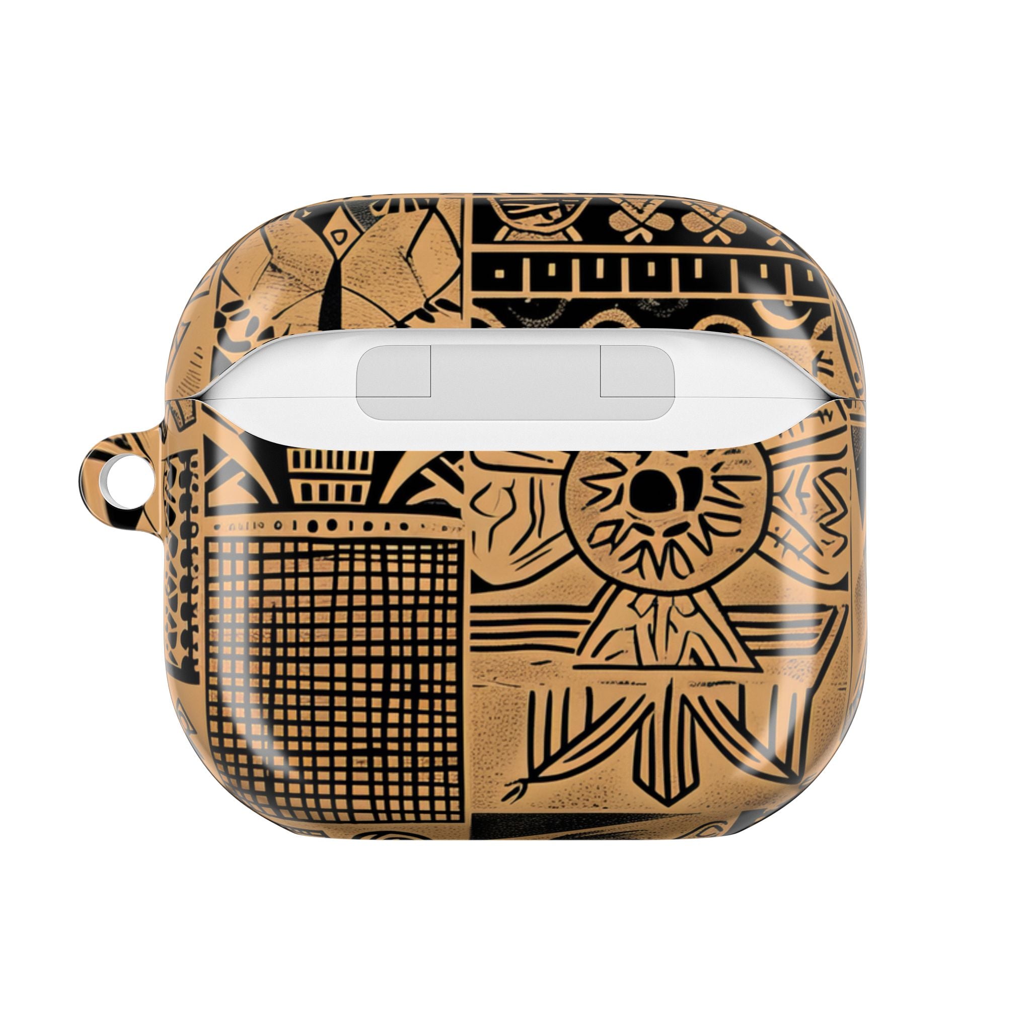 Celestial Faces Brown - AirPods Cover