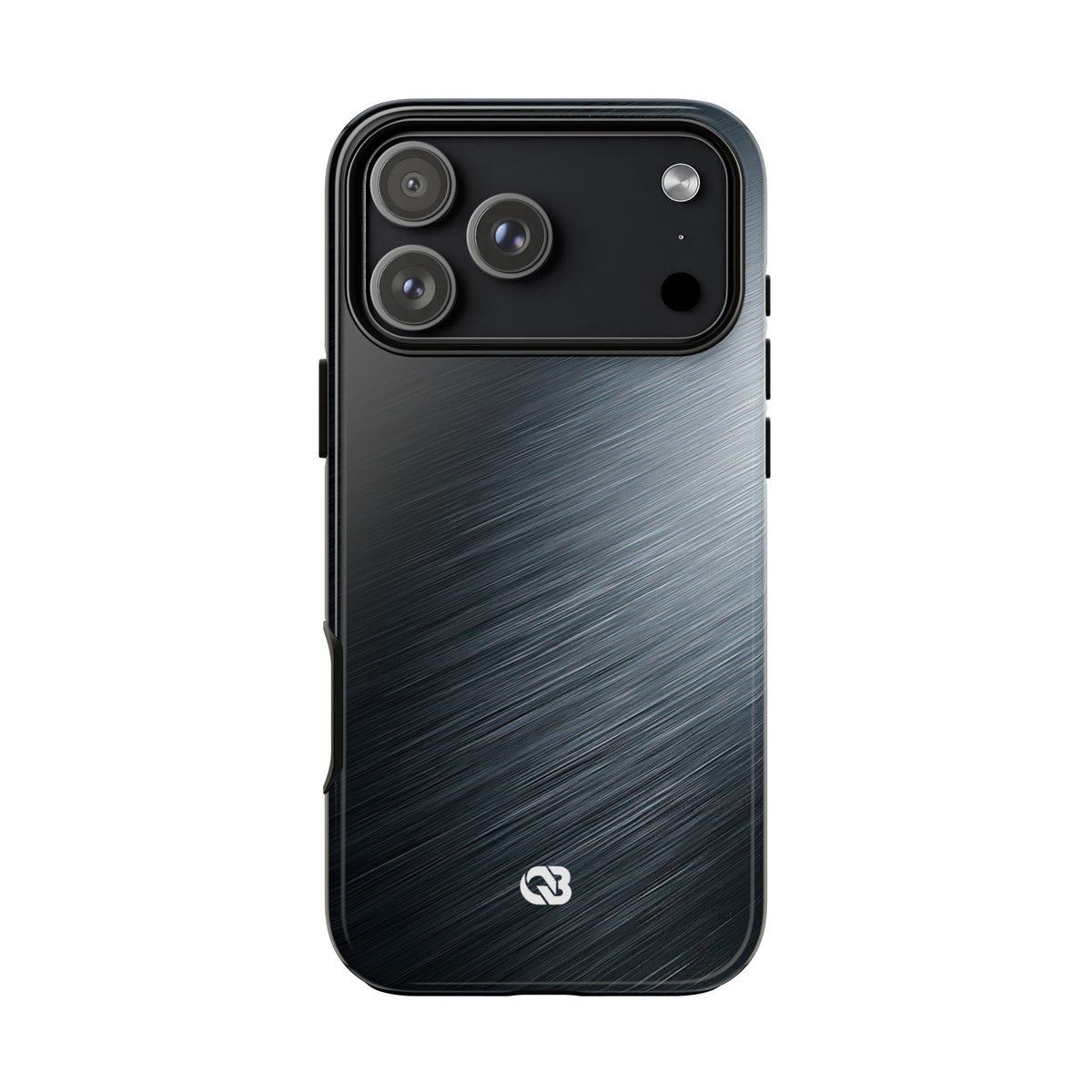 Brushed Obsidian Steel · Tough Phone Case for iPhone · Grey