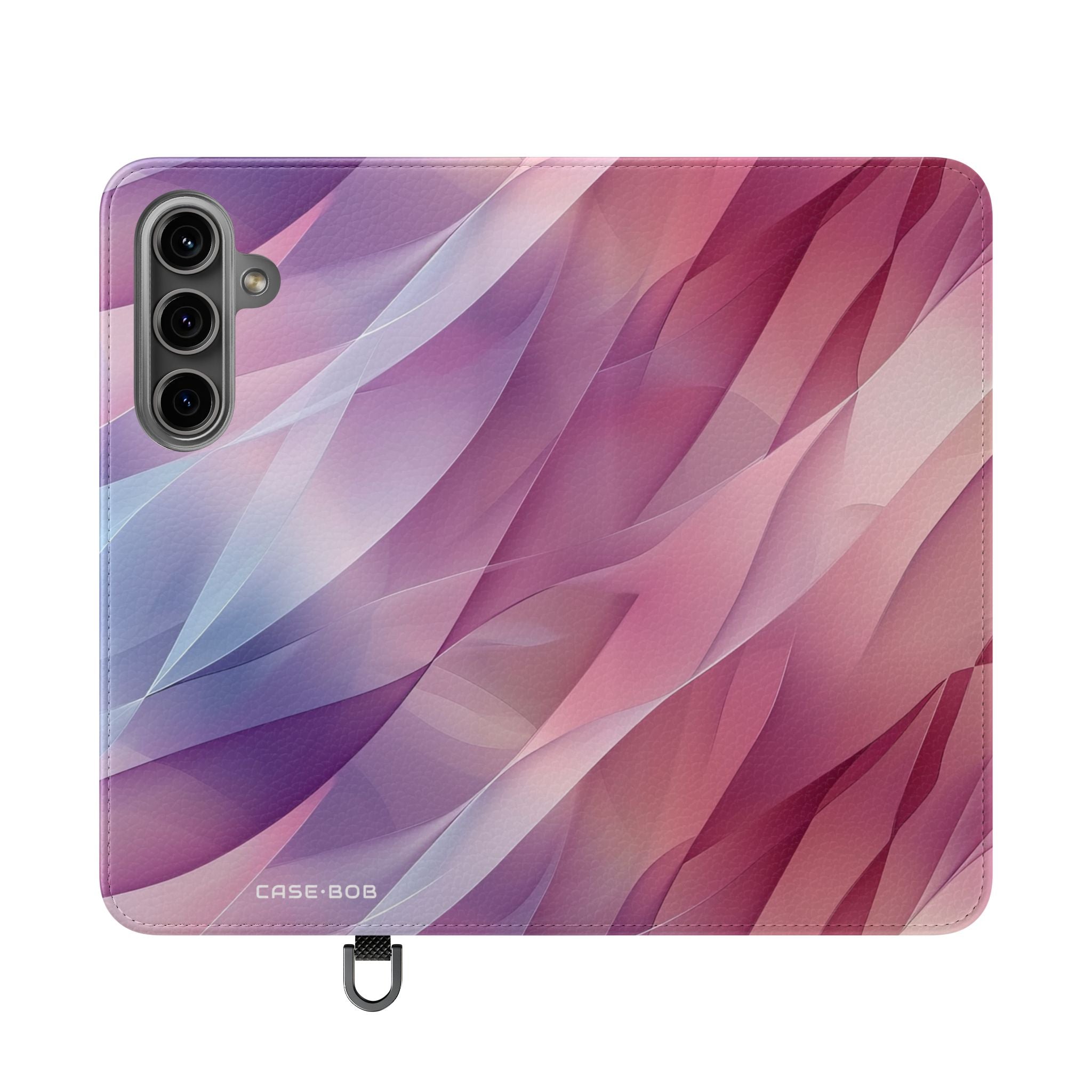 Pink Leafwave - Samsung S24 Case - Wallet