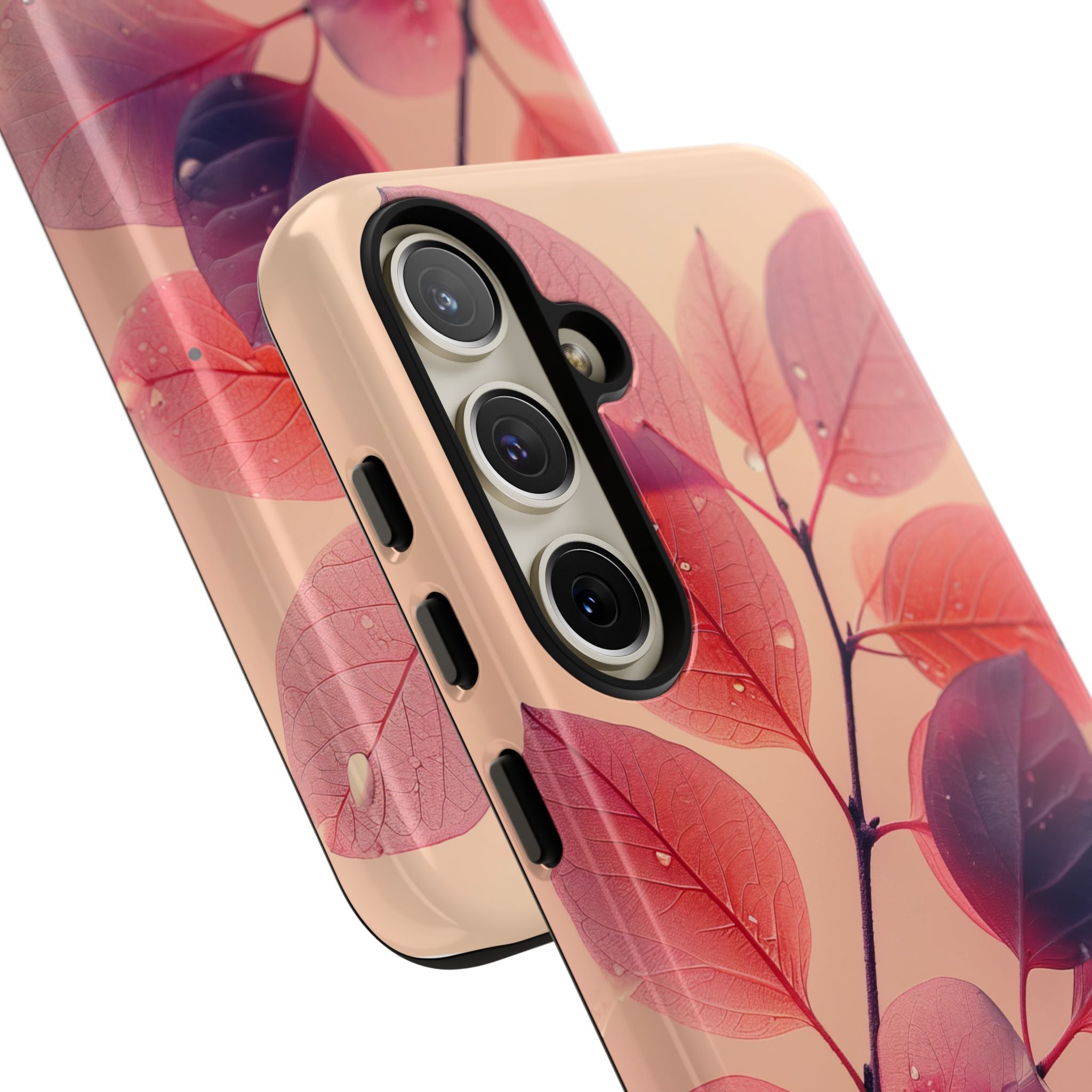 Dewy Magenta Foliage · Tough Phone Case for Samsung